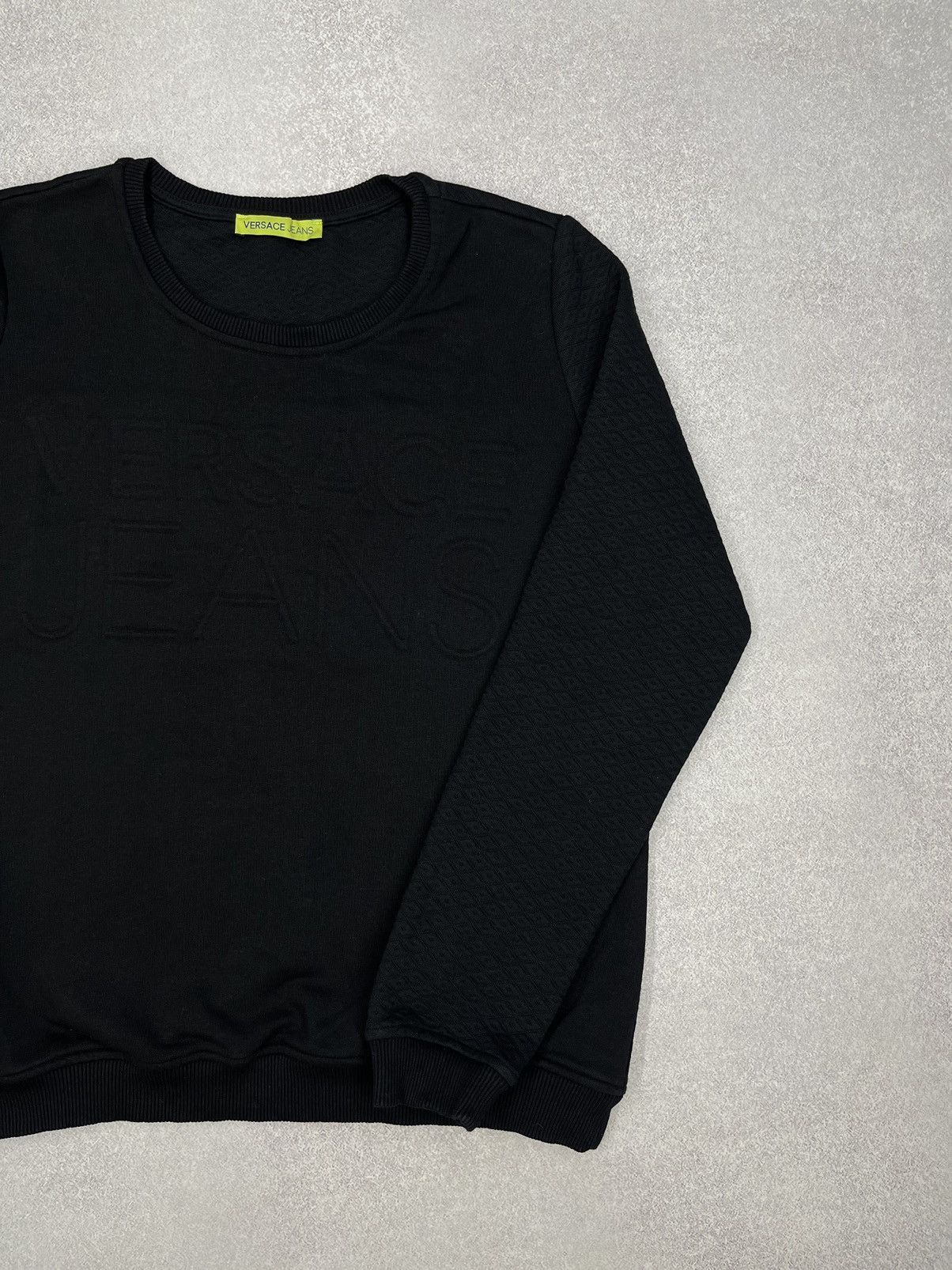 Versace Jeans Couture Versace Jeans Black Sweatshirt Luxury Size M Size US M / EU 48-50 / 2 - 3 Thumbnail