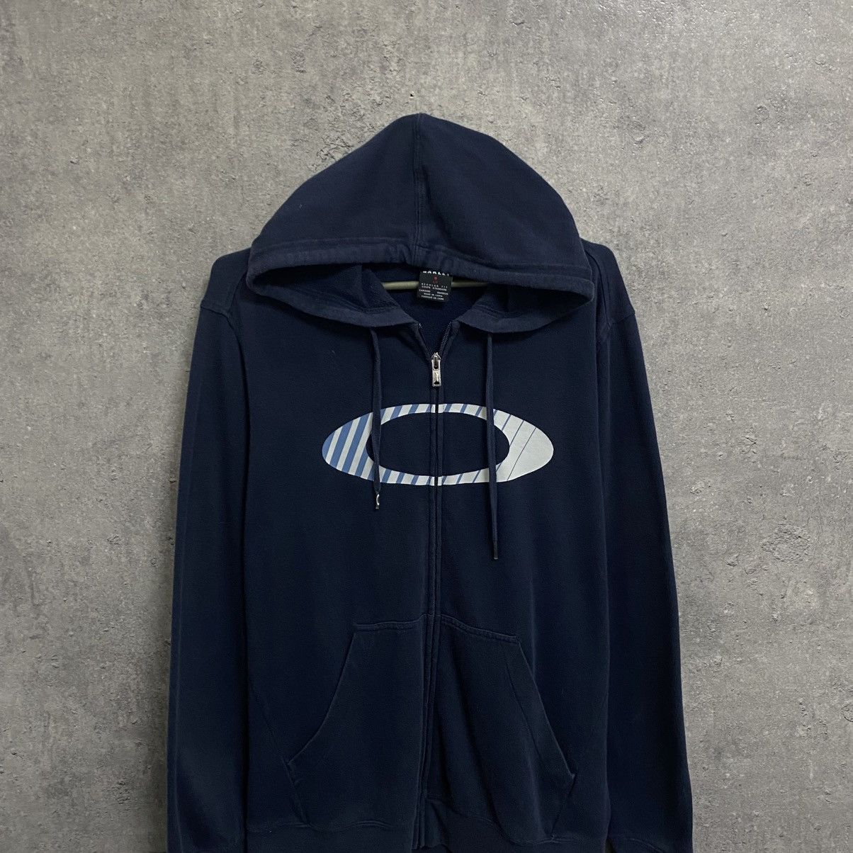 Oakley Vintage Oakley Zip Hoodie Big Logo Size US S / EU 44-46 / 1 - 4 Thumbnail
