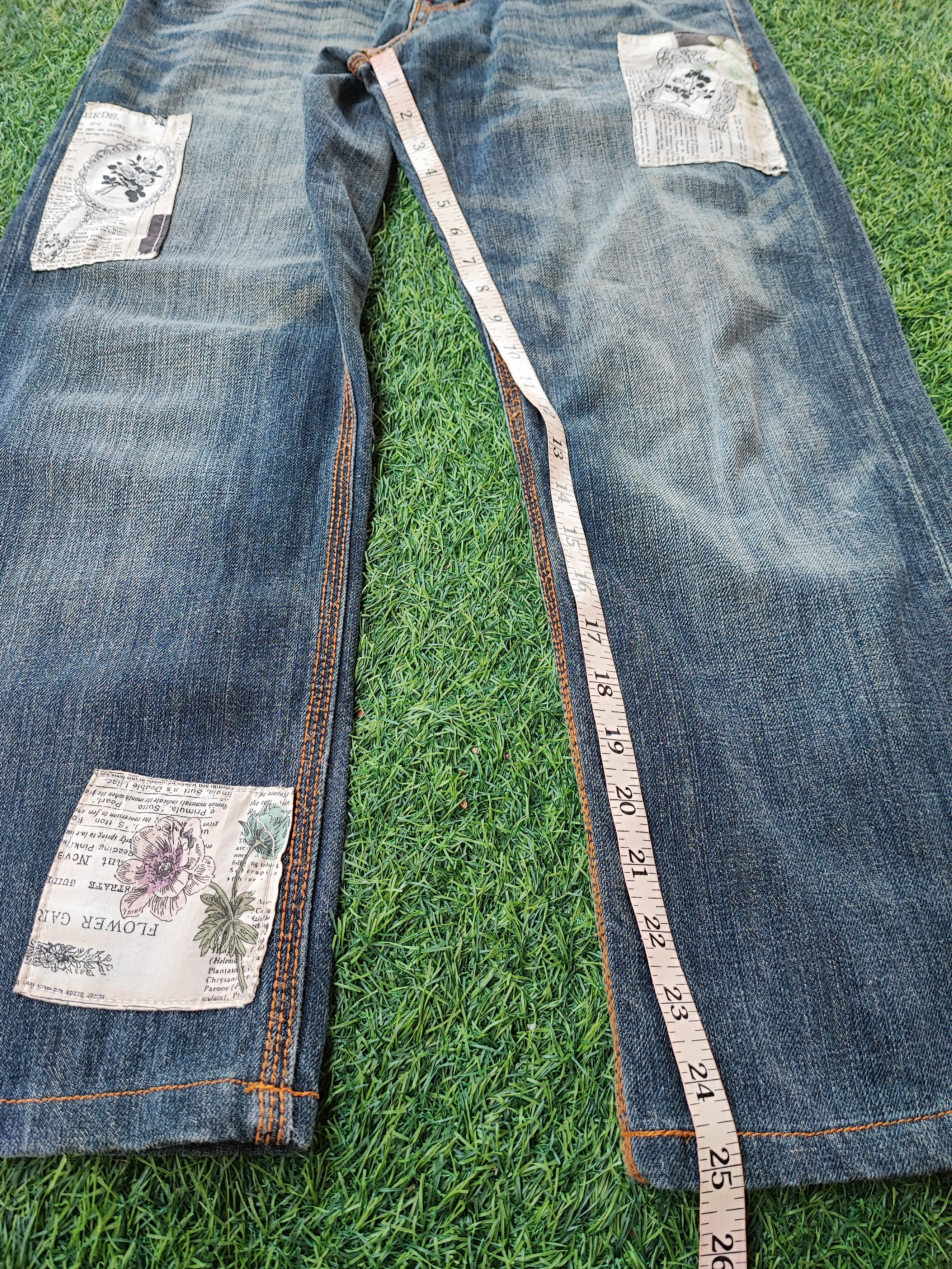 Undercover Avail Patchwork Art Jeans Punk Style Size US 31 - 14 Thumbnail