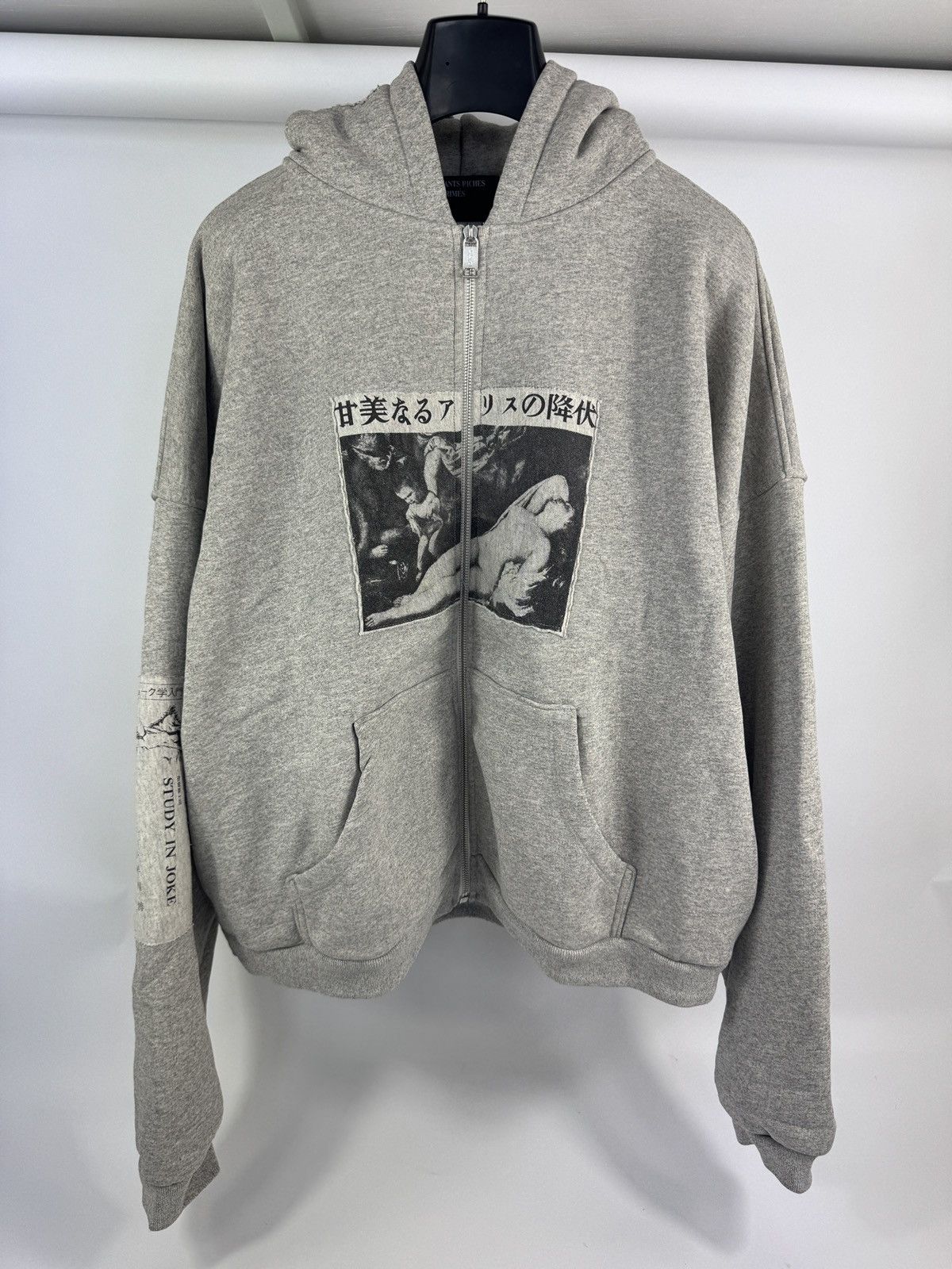 Enfants Riches Deprimes ASSEMBLAGE ZIP OVERSIZED HOODIE Size US L / EU 52-54 / 3 - 1 Thumbnail