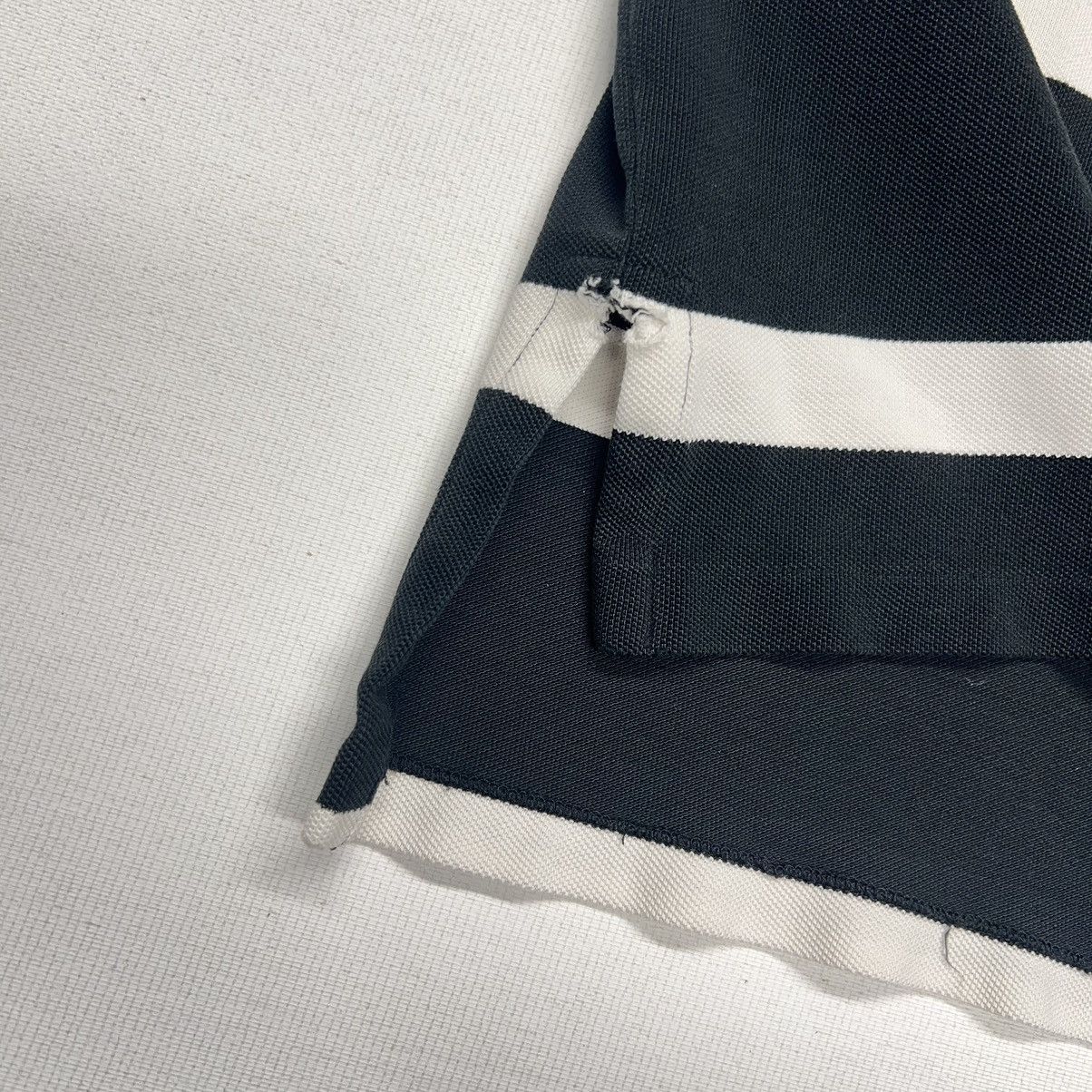 Polo Ralph Lauren Polo Ralph Lauren Polo Shirt Black White Striped Custom Fit Size US XL / EU 56 / 4 - 3 Thumbnail