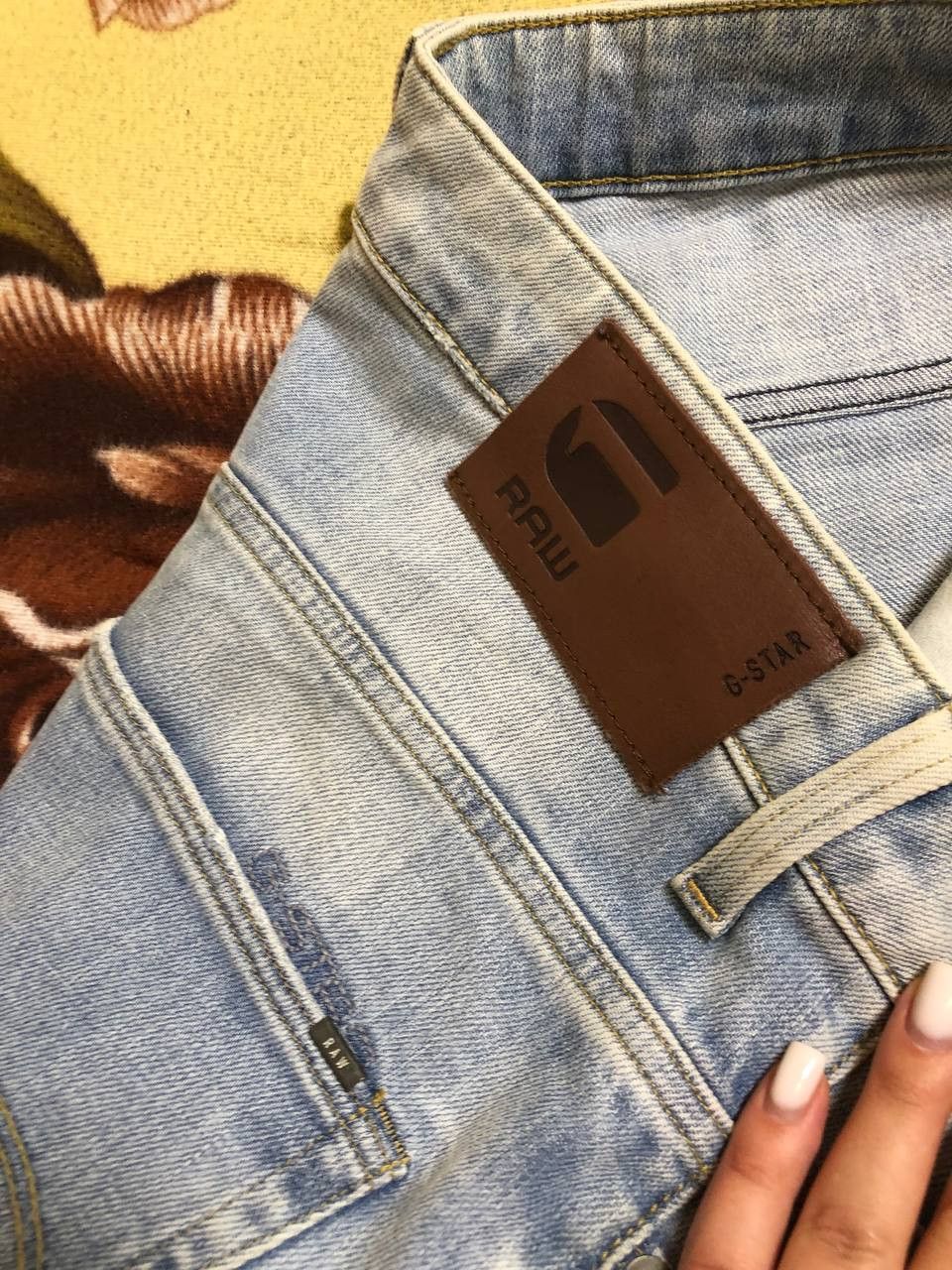 G-Star G-STAR RAW 3301 Slim Jeans Distressed Faded Rare Size US 31 - 18 Thumbnail