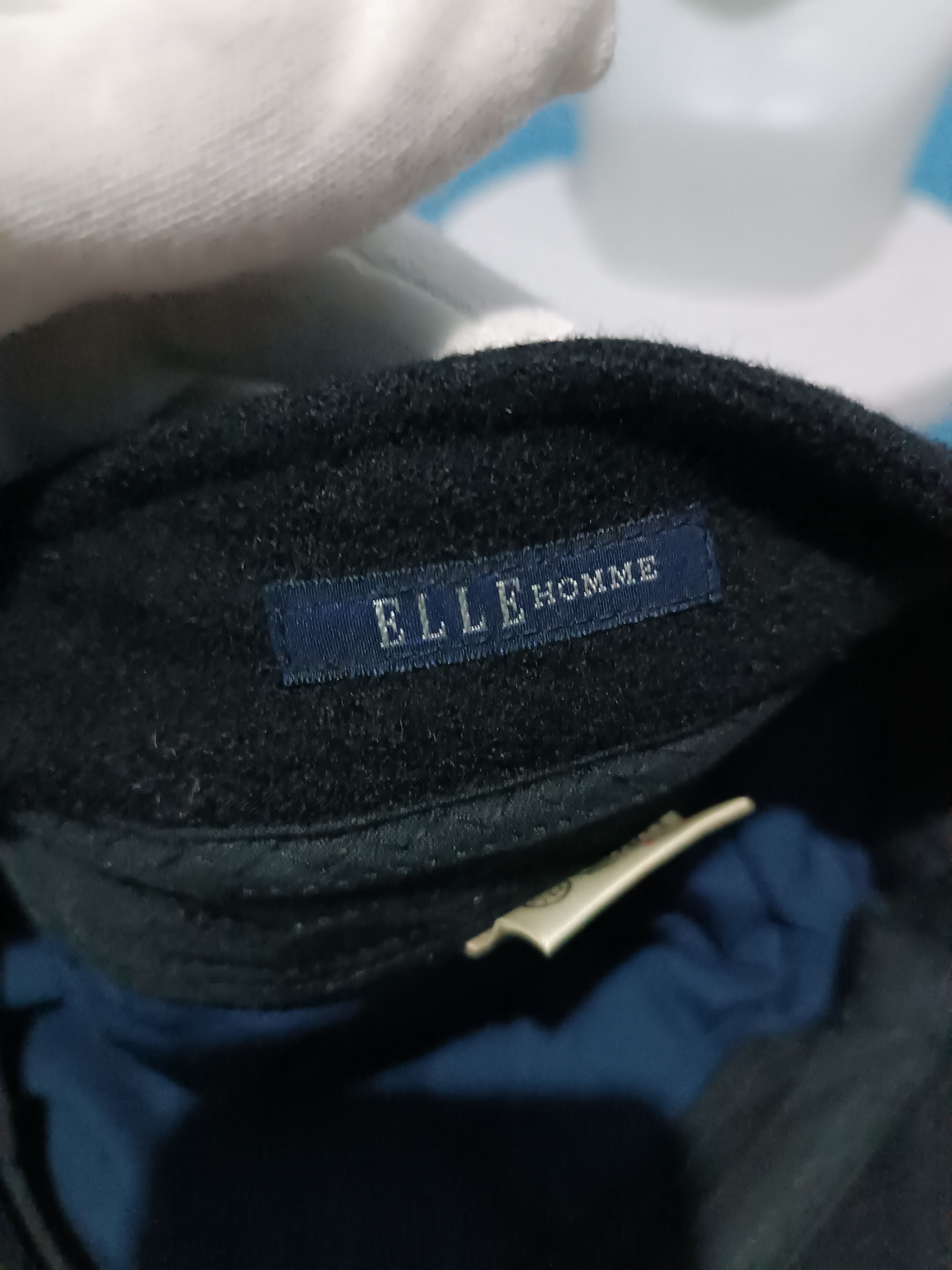 Designer × Vintage Flat Cap Elle Homme Paris Wool Size ONE SIZE - 7 Thumbnail