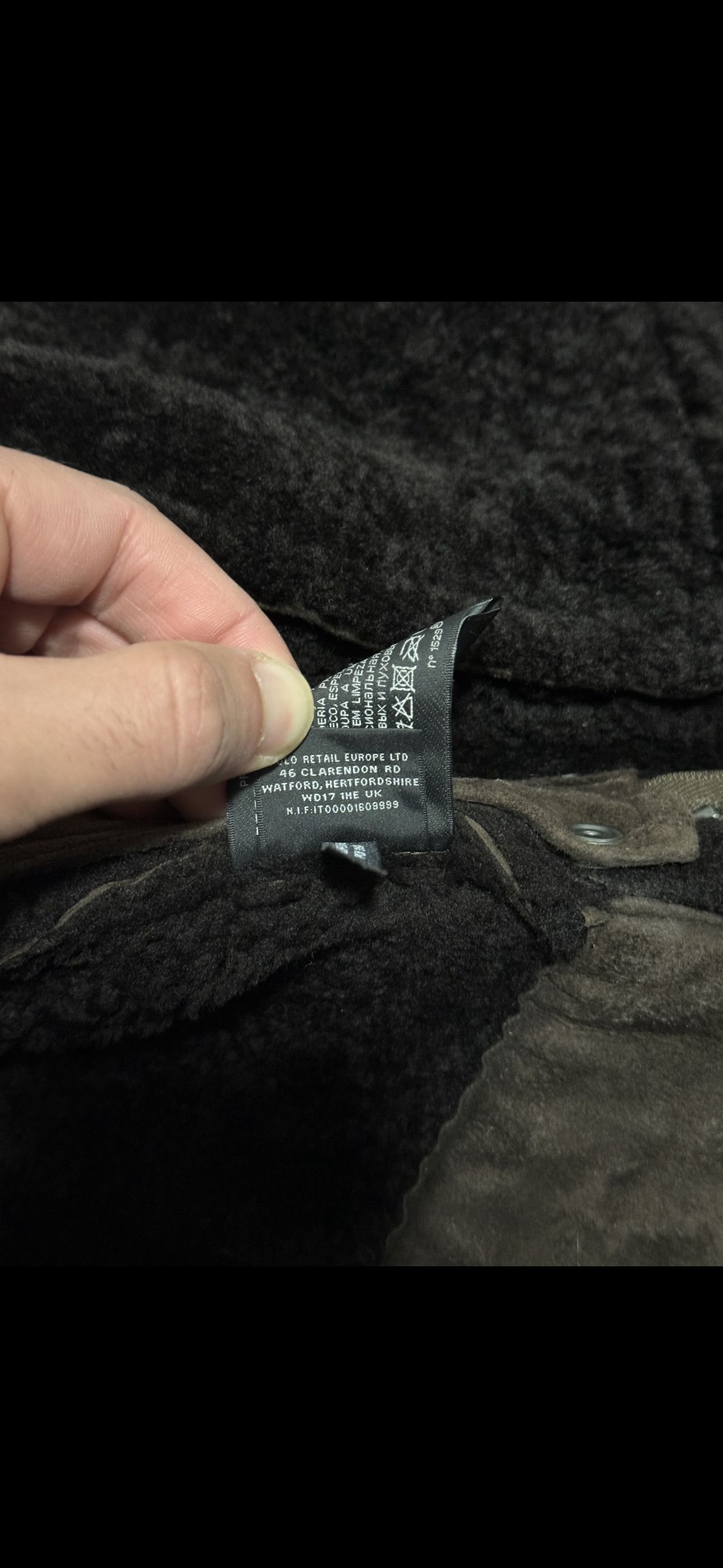 Ralph Lauren Black Label Biker Lamb suede and Shearling Leather Jacket Size US S / EU 44-46 / 1 - 12 Thumbnail