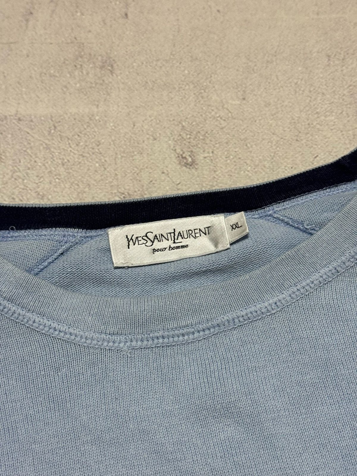 Vintage × Yves Saint Laurent Vintage Yves Saint Laurent Sweater Knit Sweatshirt Baggy 90s Size US XXL / EU 58 / 5 - 5 Thumbnail