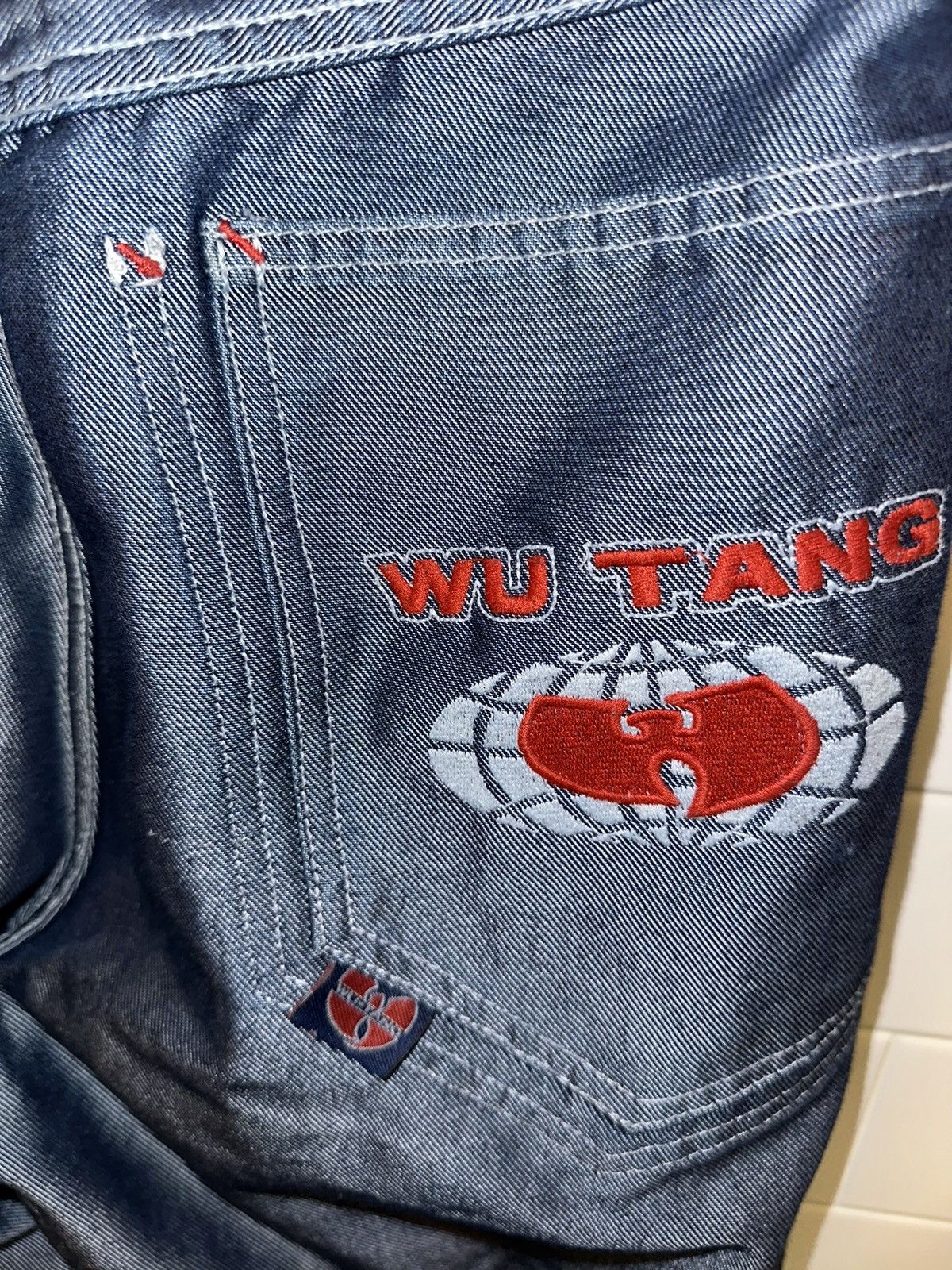 Vintage × Wu-Tang Clan WU WEAR REVERSIBLE DENIM Size US 35 - 3 Thumbnail