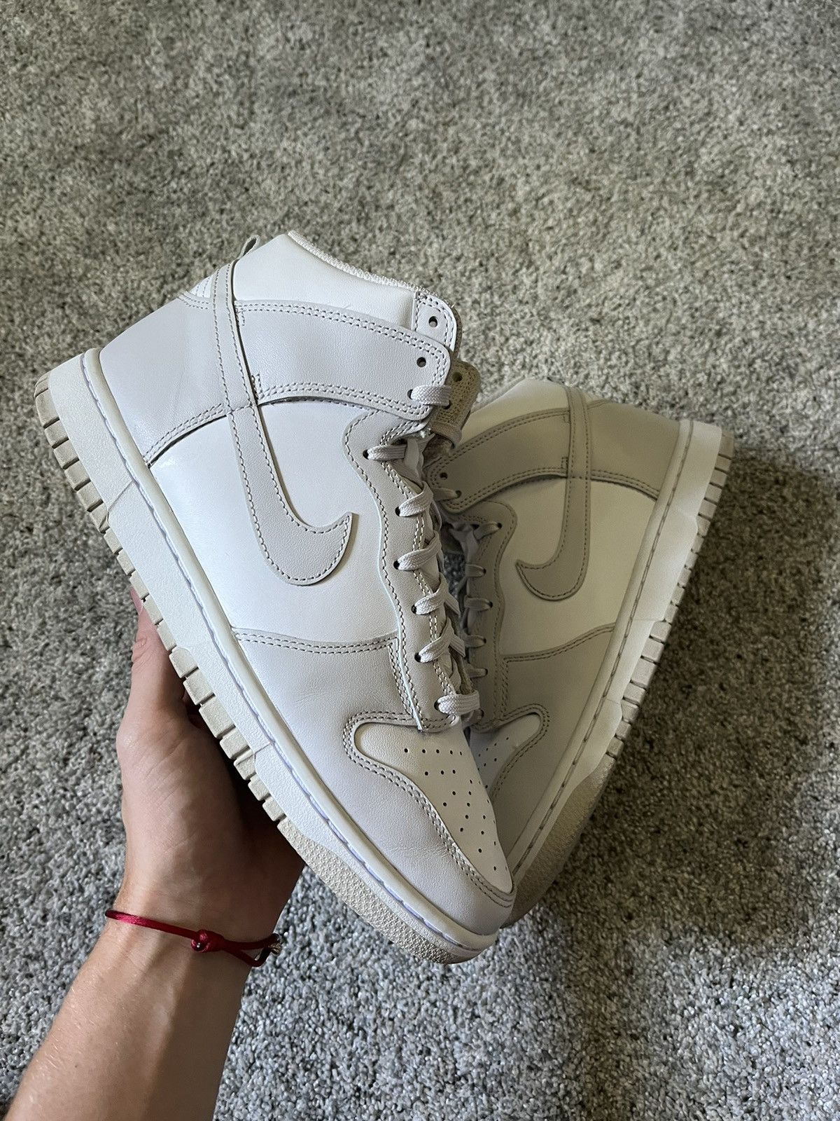 Nike dunk high retro white vast grey