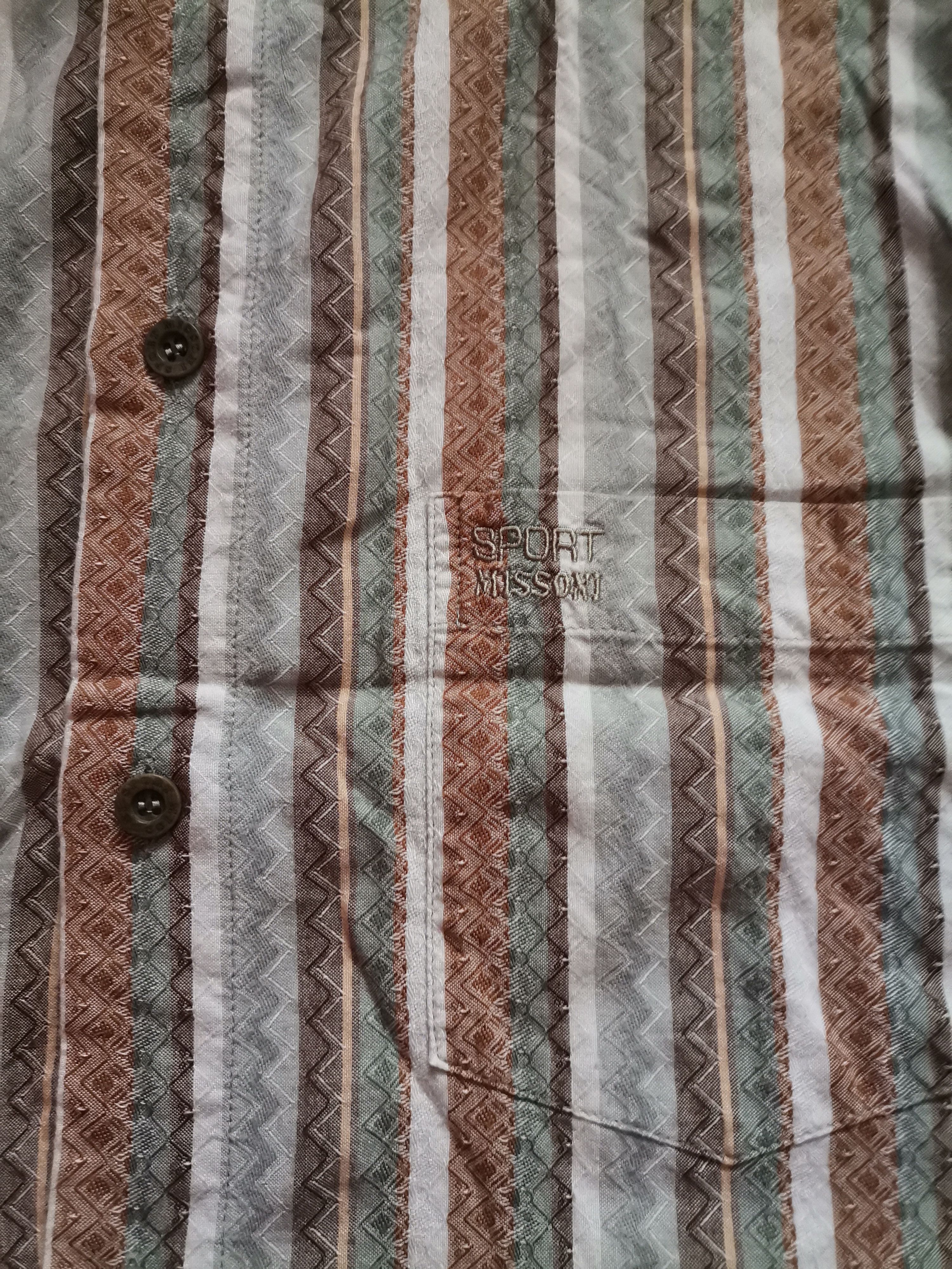 Missoni × Vintage Vintage Missoni Striped Shirt Size US L / EU 52-54 / 3 - 2 Thumbnail