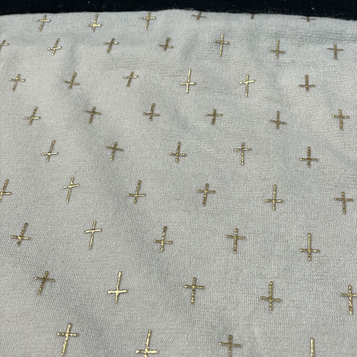 Designer Rare Upside Down Cross Crucifix Longsleeve Size L / US 10 / IT 46 - 9 Thumbnail