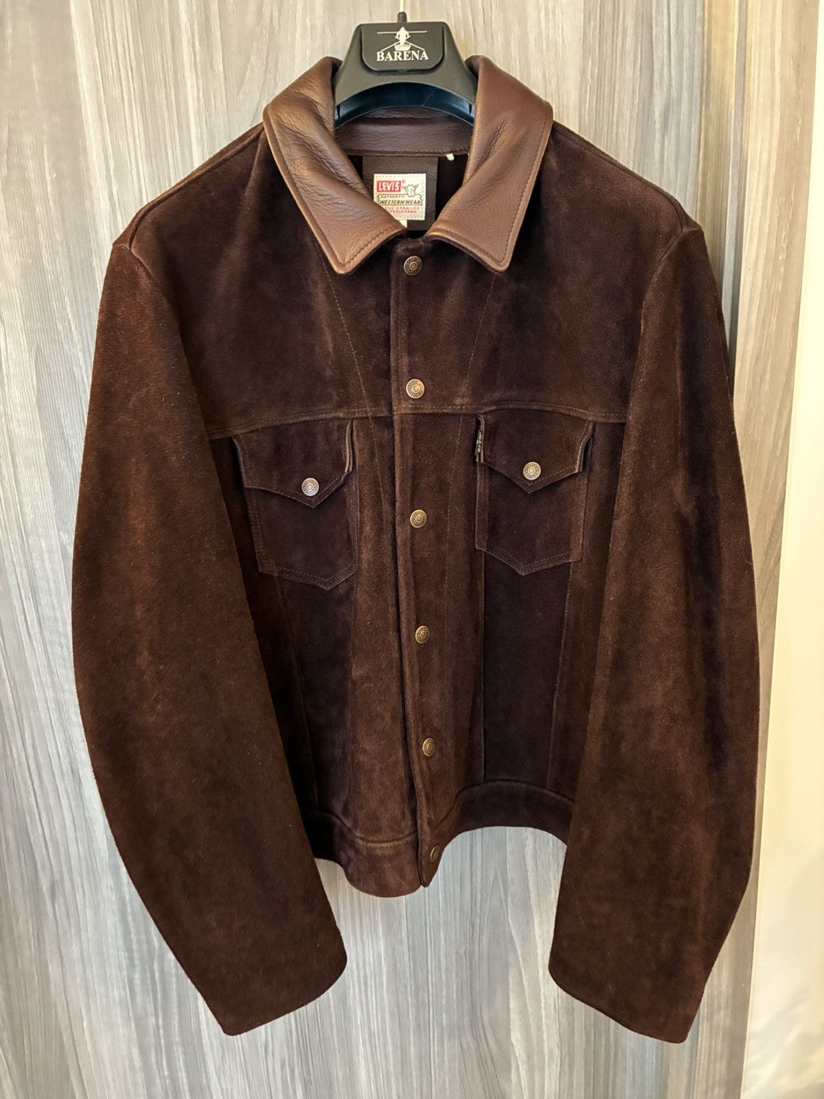 Levi's Vintage Clothing Levi’s Vintage Clothing 1960’s Suede Trucker Jacket Size US L / EU 52-54 / 3 - 1 Thumbnail