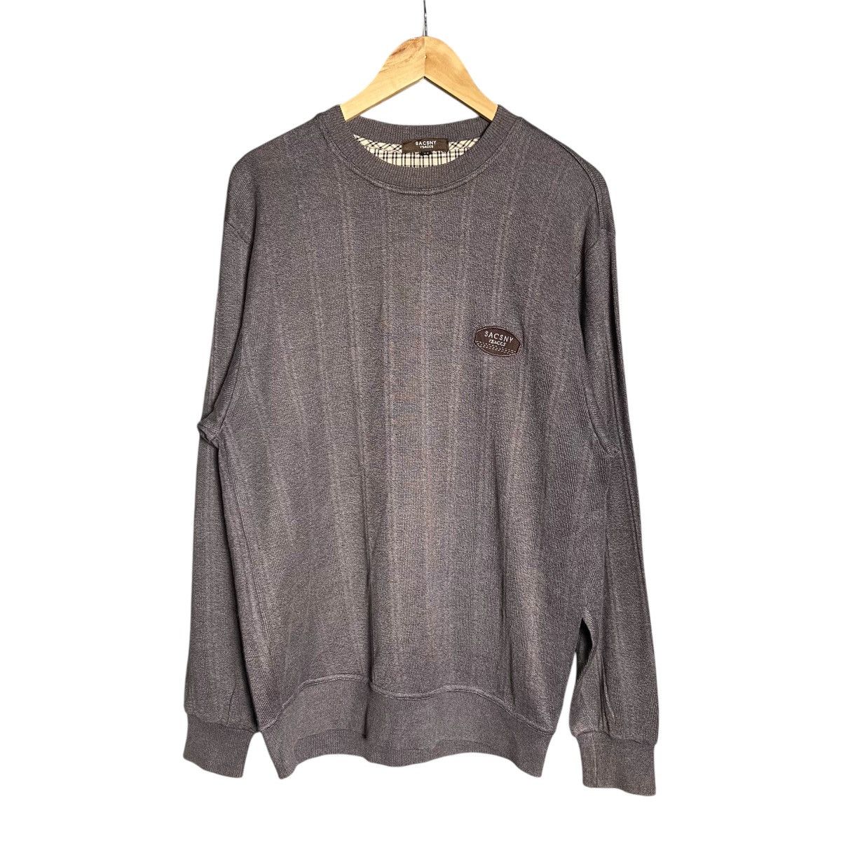 Y's × Yohji Yamamoto Yohji Yamamoto Y’saccs Logo Striped Sweatshirt Size US M / EU 48-50 / 2 - 1 Thumbnail