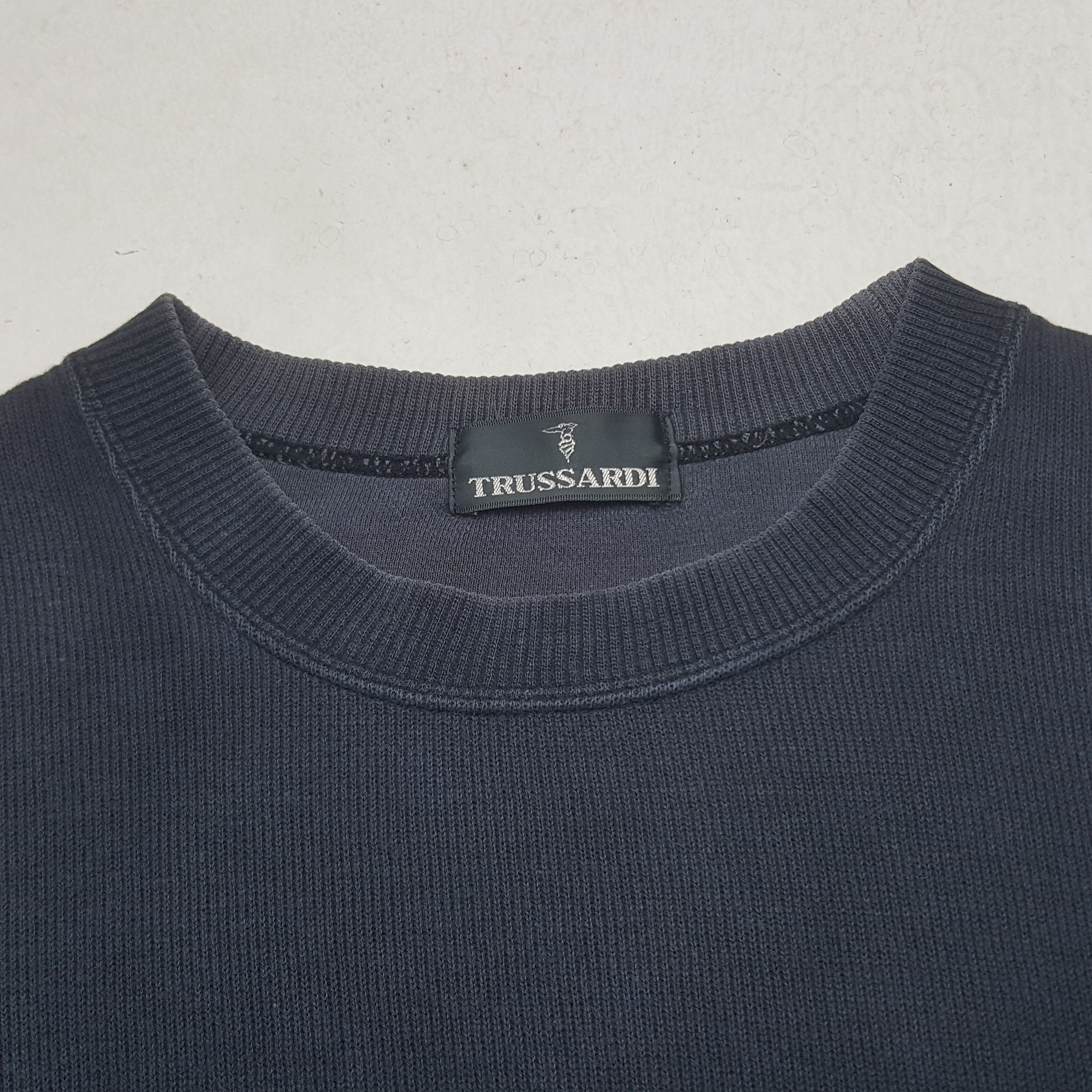 Trussardi Vintage Trussardi Italian Brand Spellout Sweatshirt 33 Size US XL / EU 56 / 4 - 5 Thumbnail