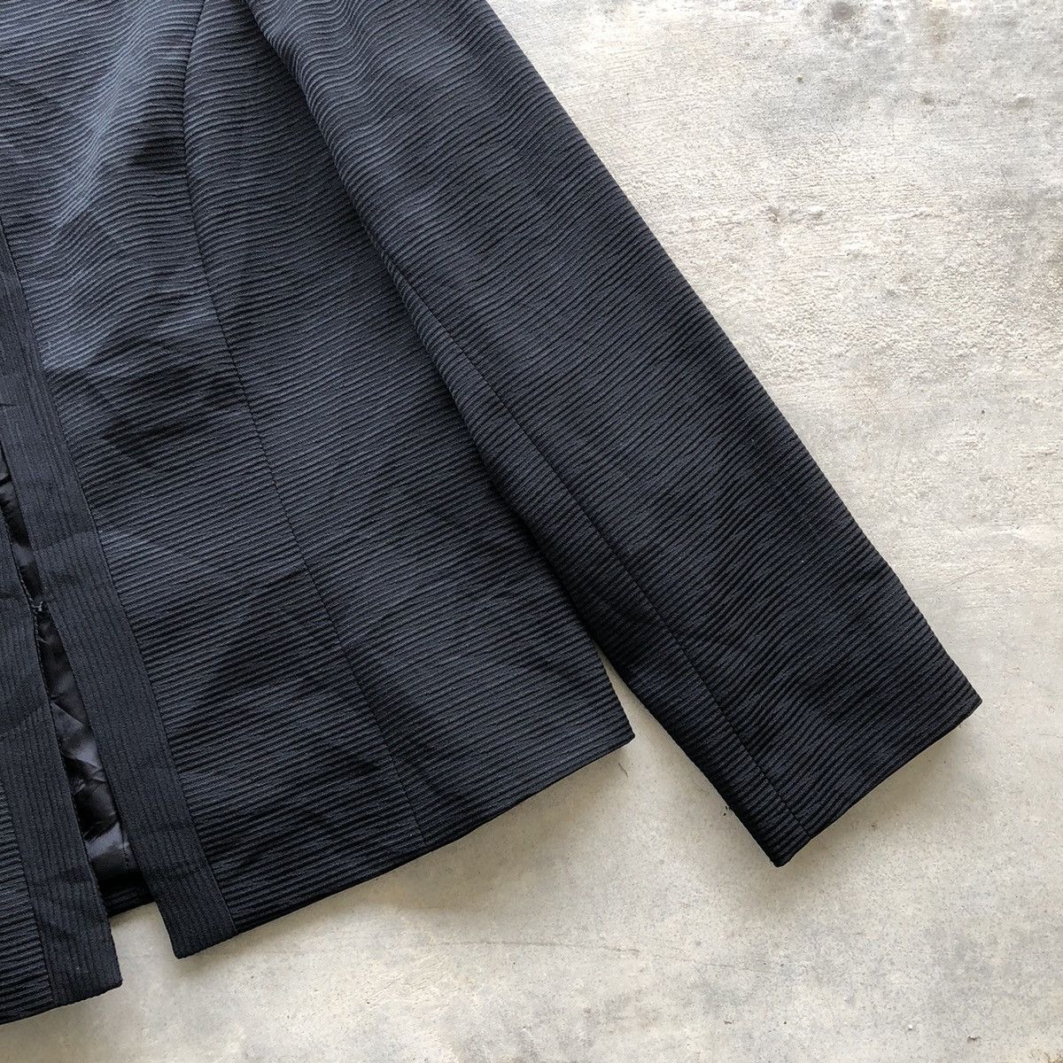 Givenchy Hi Formal by GIVENCHY Black Triacetate Clip Closure Jacket Size M / US 6-8 / IT 42-44 - 6 Thumbnail