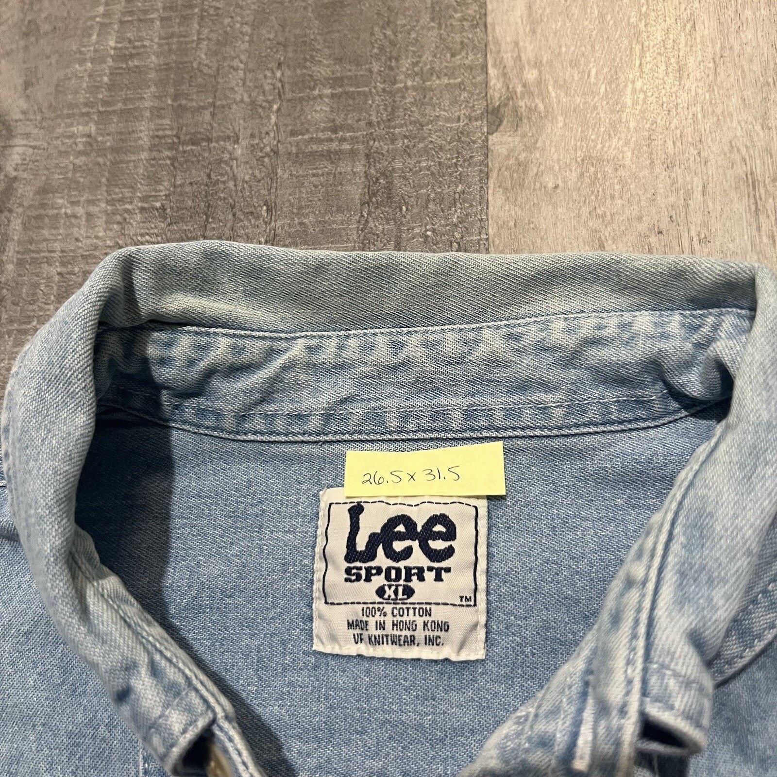 Lee VTG Denver Broncos Denim Shirt 90s Lee Sport NFL Button Down Size US XL / EU 56 / 4 - 5 Thumbnail