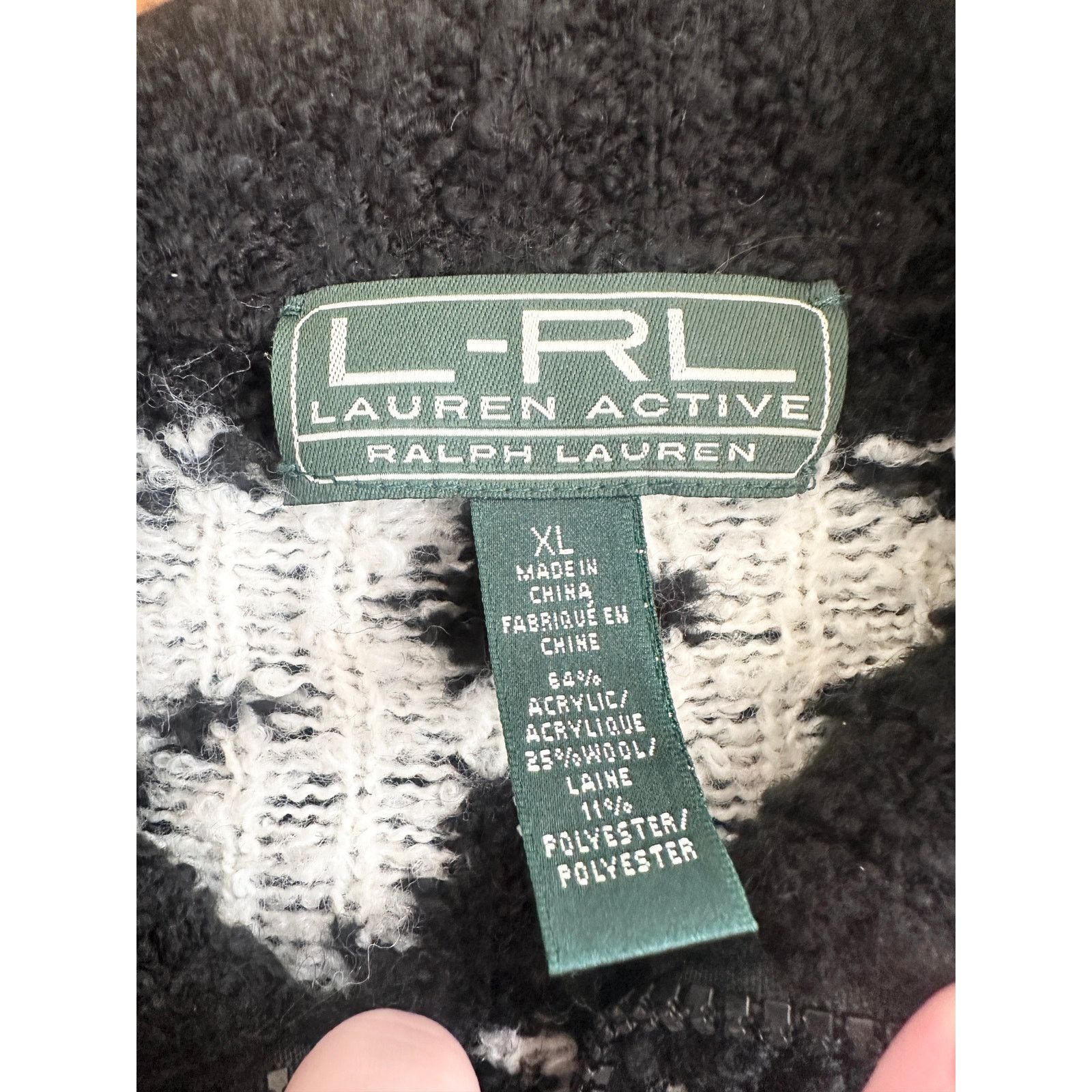 Lauren Ralph Lauren Lauren Ralph Lauren Geometric Zip Ski Sweater XL Size XL / US 12-14 / IT 48-50 - 7 Thumbnail