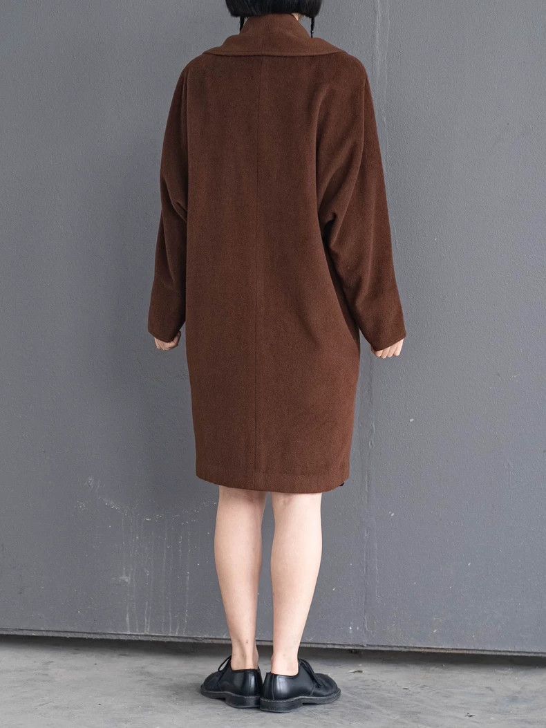 Comme des Garcons Comme Des Garcons Chocolate Fake Two-Piece Cashmere Coat Size S / US 4 / IT 40 - 4 Thumbnail