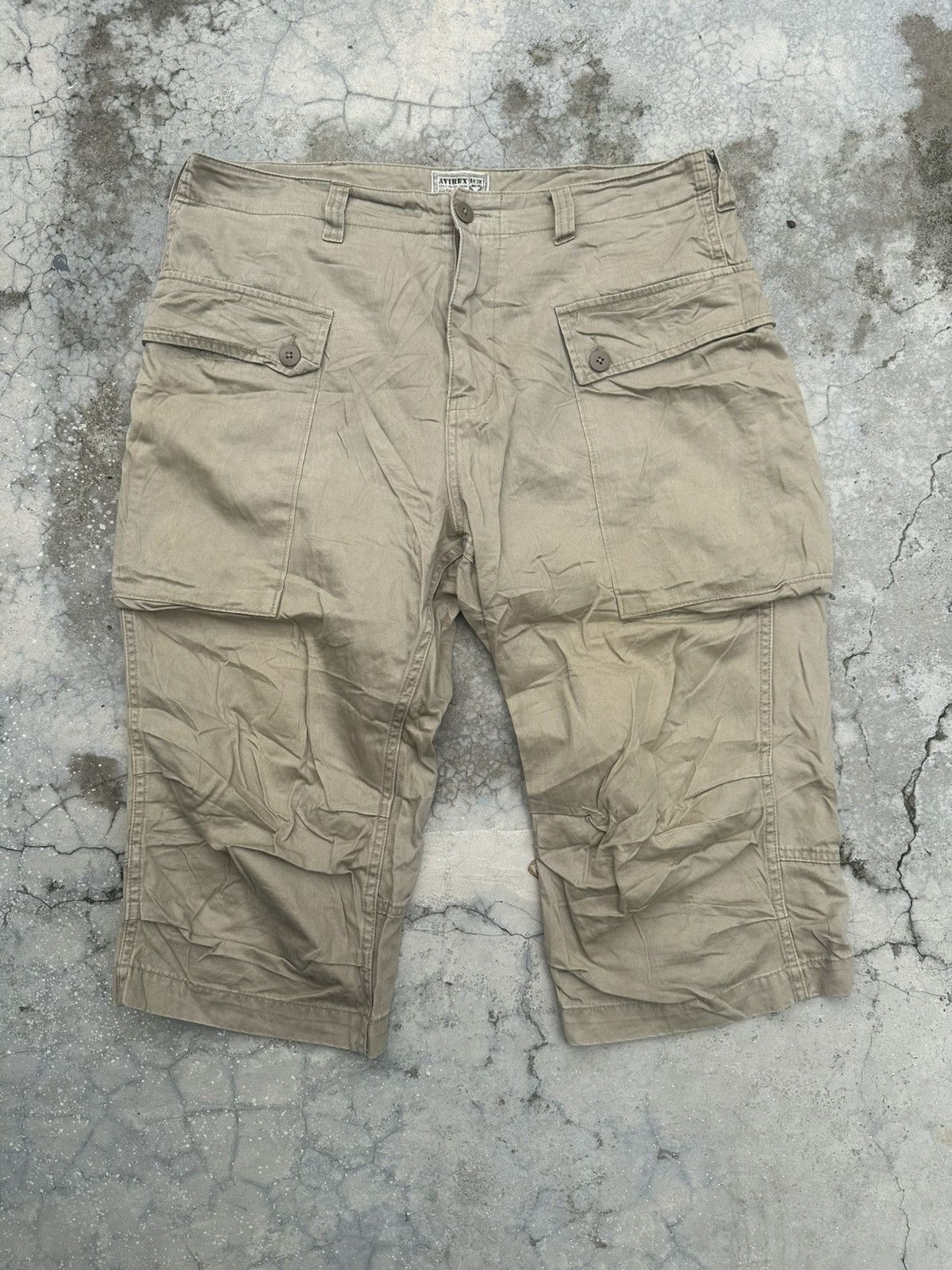Avirex Vintage Avirex Monkey Cargo Cropped Pants Size US 37 - 4 Thumbnail