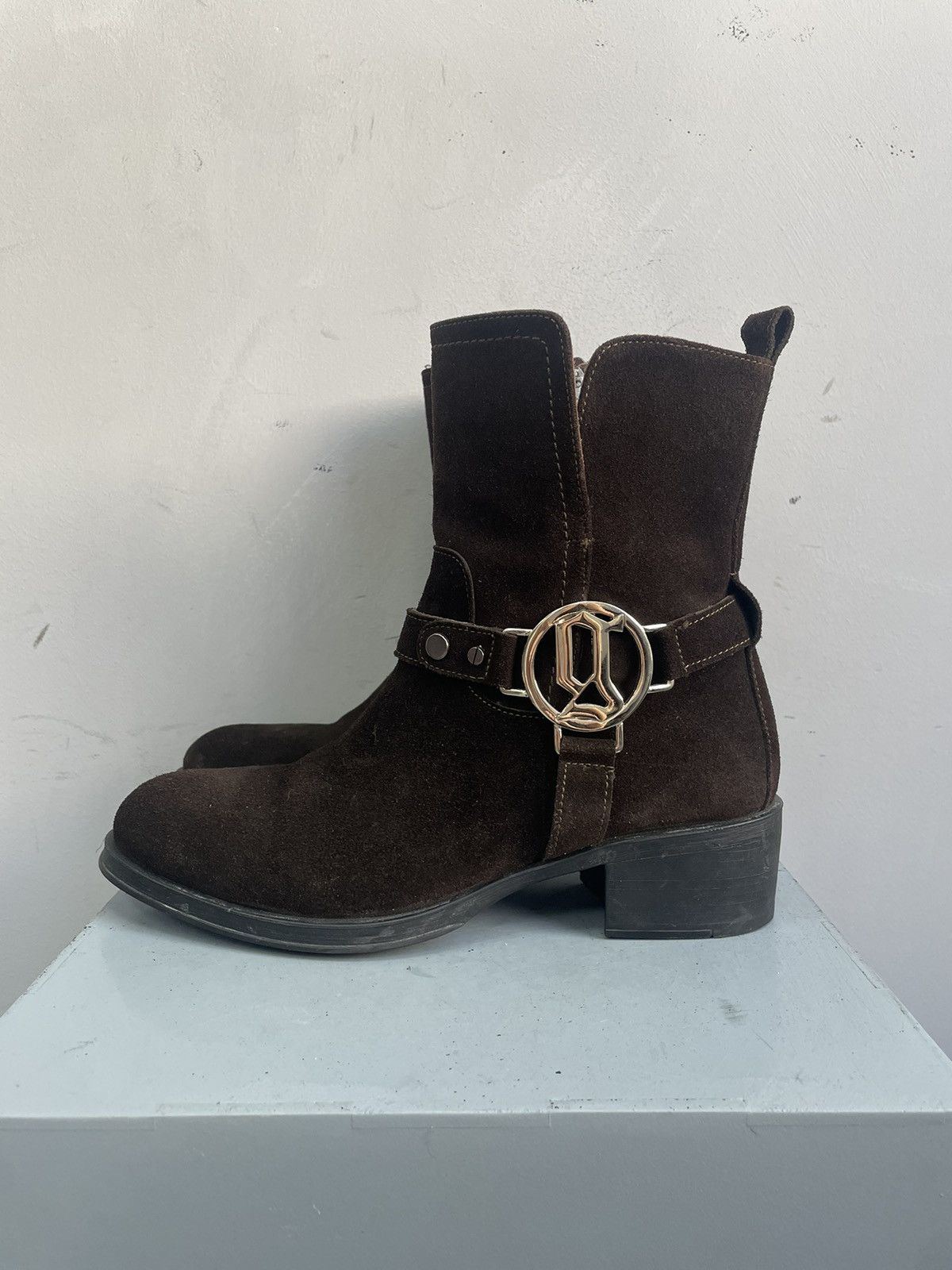 John Galliano John Galliano suede ankle archive boots avant garde Size US 8 / EU 41 - 8 Thumbnail