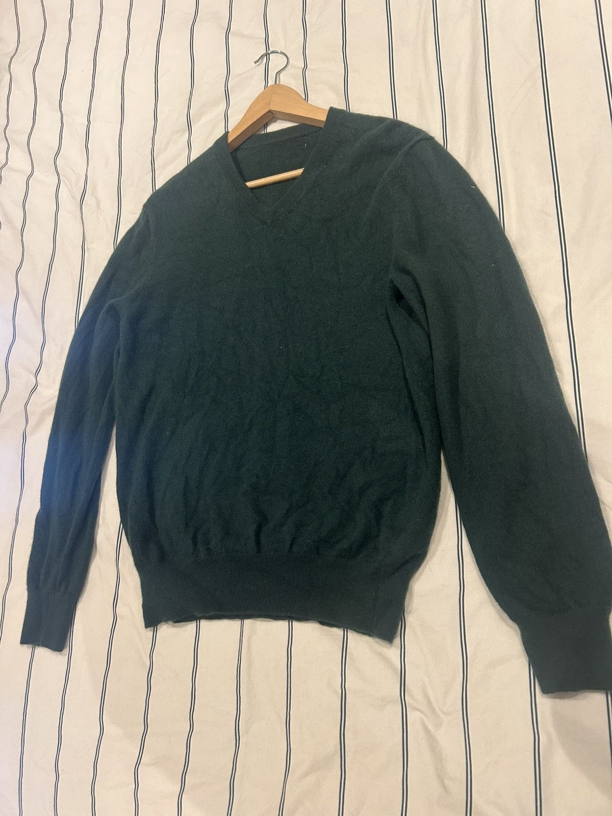 Extreme Cashmere Cashmere Green V Neck Size US S / EU 44-46 / 1 - 2 Thumbnail