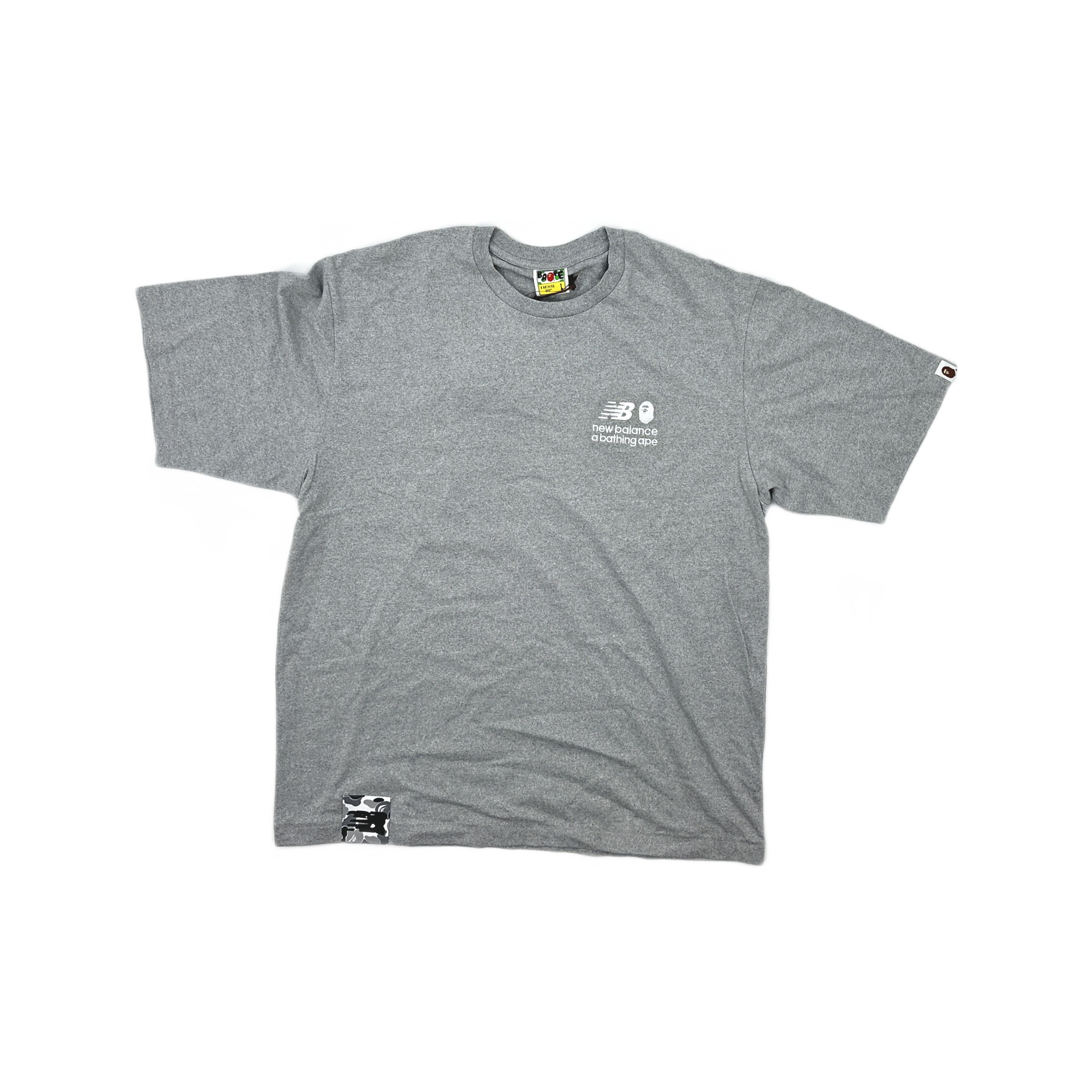 Bape A BATHING APE x New Balance Logo T-Shirt Size L Size US L / EU 52-54 / 3 - 1 Thumbnail