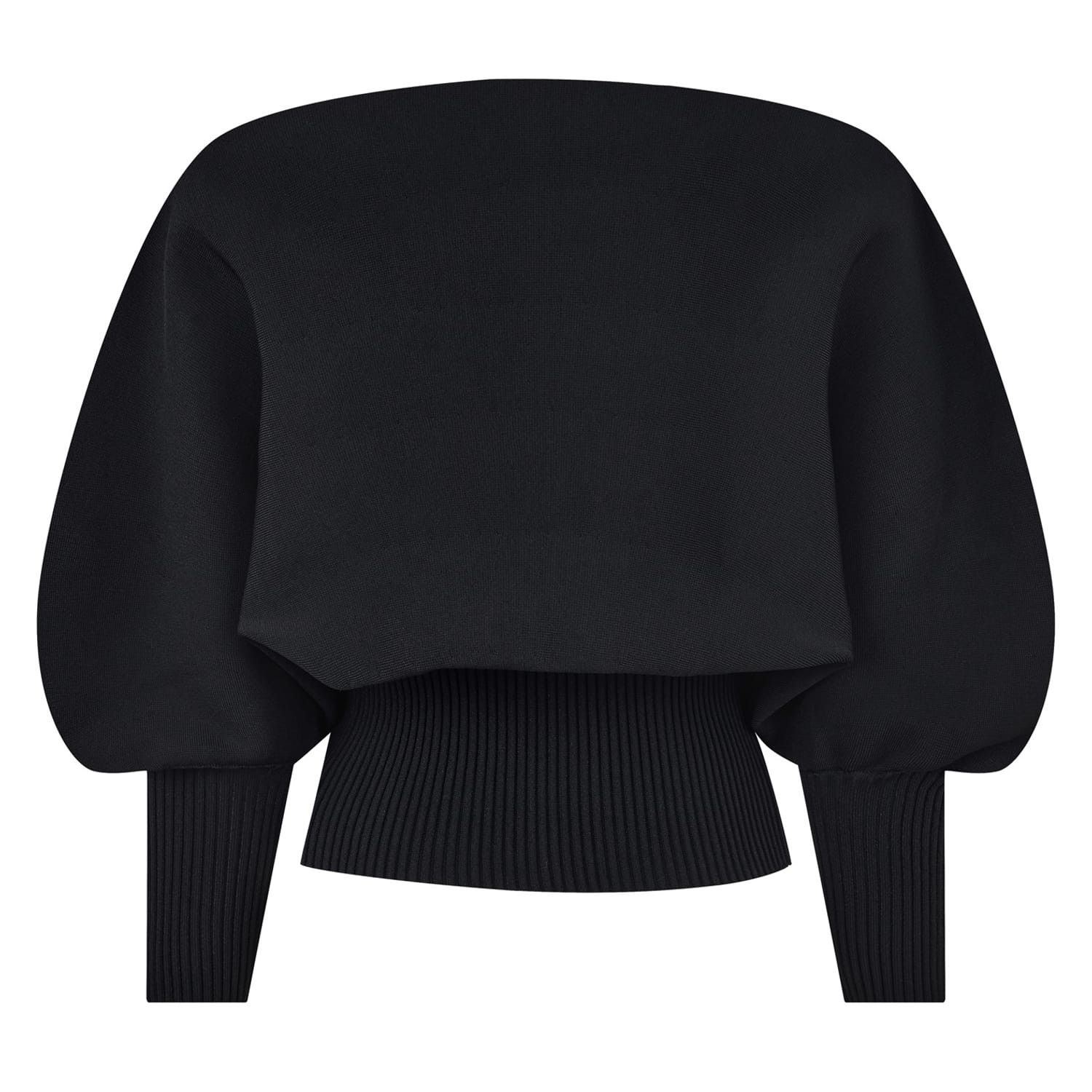 Bottega Veneta Bottega Veneta Cropped Boat Neck Long Sleeve Sweater Size XS / US 0-2 / IT 36-38 - 2 Thumbnail
