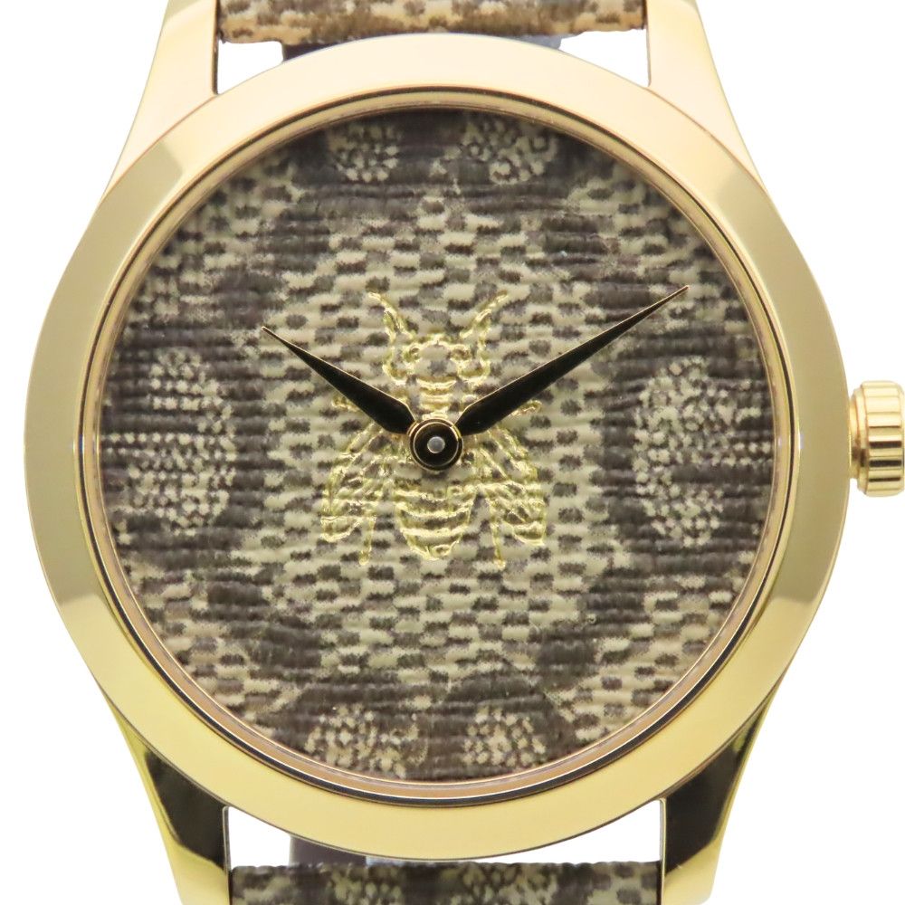 Gucci Gucci Gucci G timeless bee Stainless Steel Metal Quartz 126.4 DUTY FREE for USA Size ONE SIZE - 1 Thumbnail