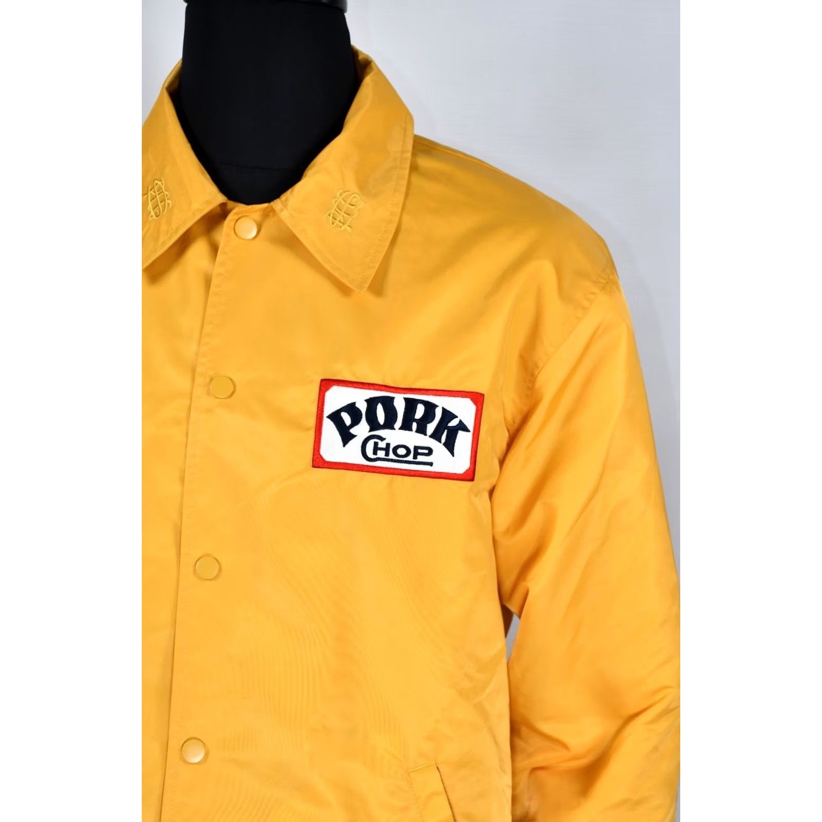 Garage PORKCHOP GARAGE SUPPLY Jacket Mens L Yellow Coach Jacket Mens L Yellow Coach Size US L / EU 52-54 / 3 - 5 Thumbnail