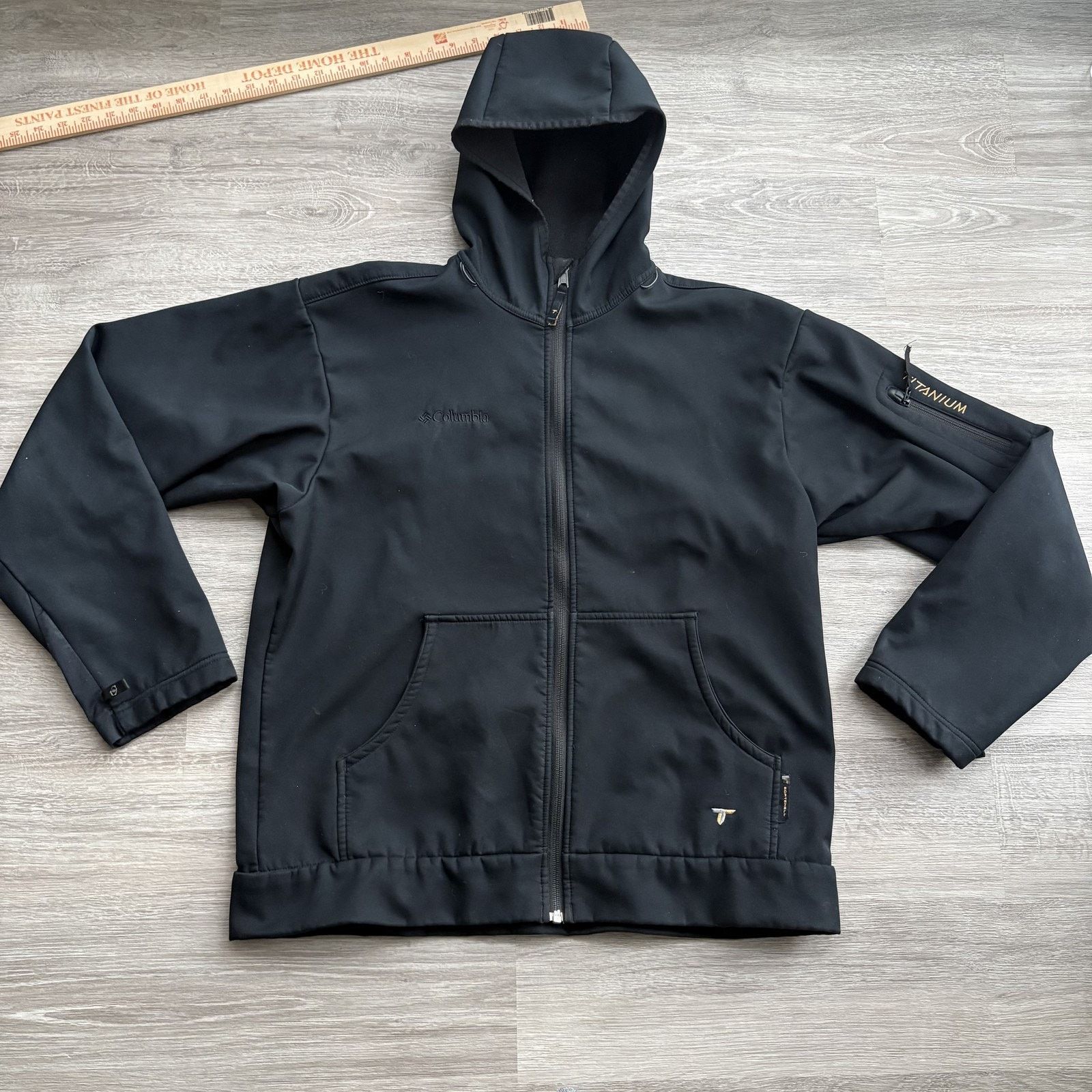 Columbia Columbia Titanium Mens Softshell Hooded Jacket L Black Tech Size US L / EU 52-54 / 3 - 1 Thumbnail