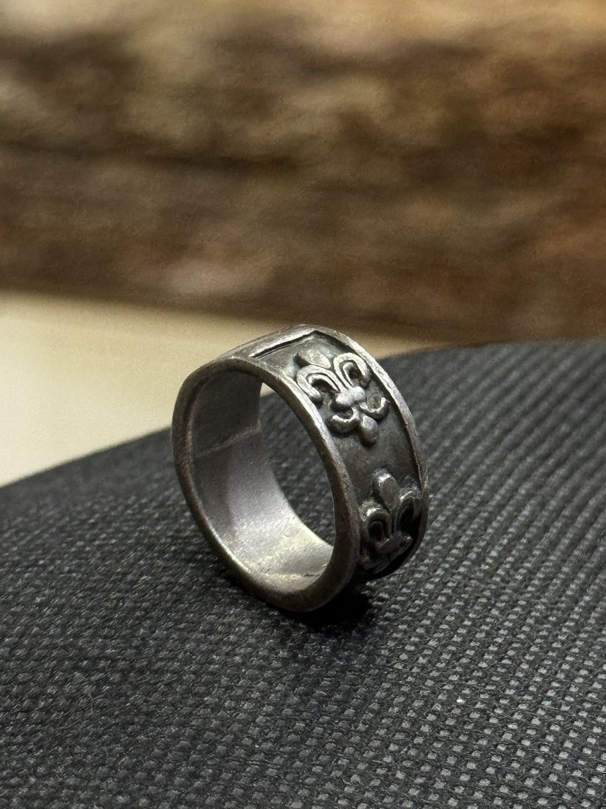 Sterling Silver × Vintage VTG STERLING SILVER 925 ENGRAVED RING SIZE 8 Size ONE SIZE - 1 Thumbnail