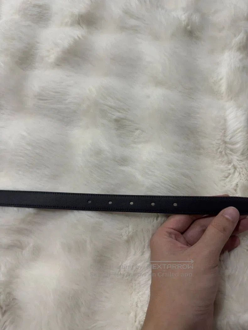Saint Laurent Paris YSL Saint Laurent Logo Black Belt . Size ONE SIZE - 6 Thumbnail
