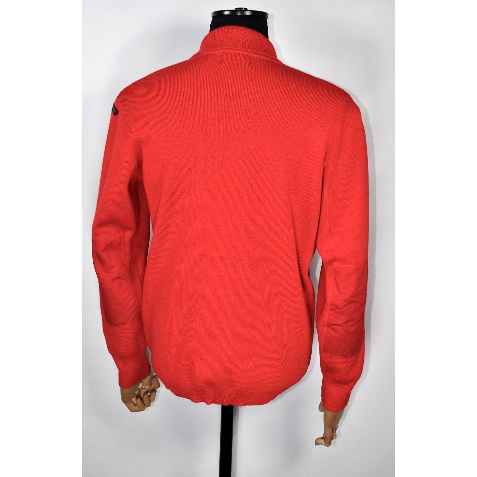 Paul & Shark VINTAGE Paul & Shark Yachting Cardigan Sweater Sleeve Long Size L Red Wool Acrylic Knit Logo Men's Size US L / EU 52-54 / 3 - 2 Thumbnail