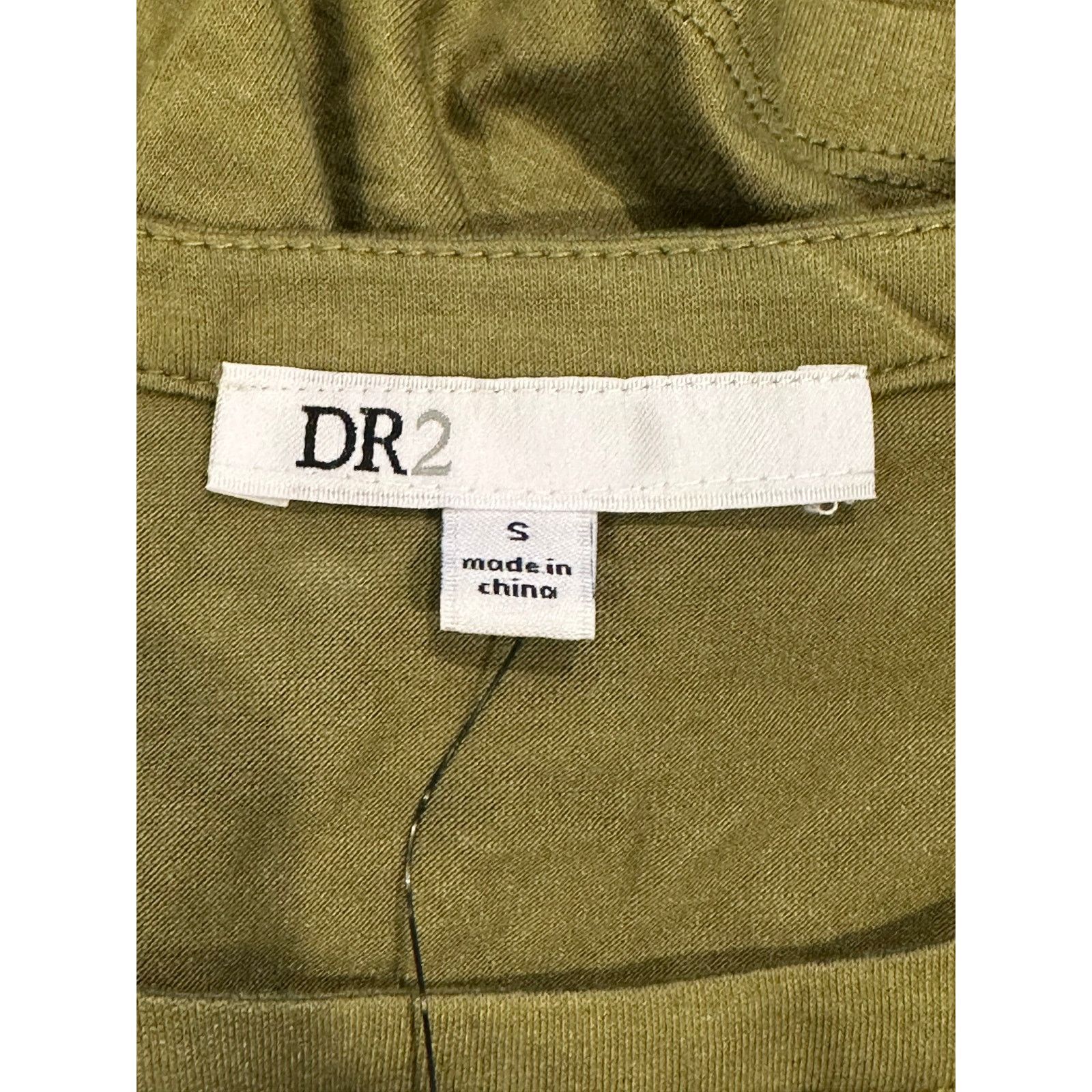 Other DR2 By Daniel Rainn Women's Olive Green Smocked Blouse S NWT Size S / US 4 / IT 40 - 7 Thumbnail