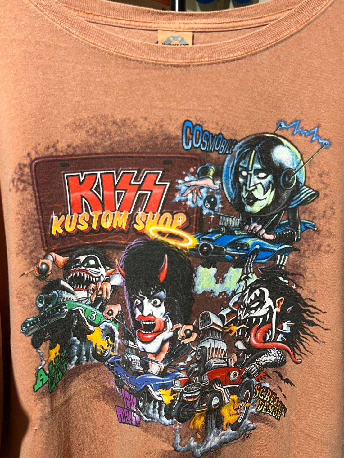 KISS × Vintage Vintage 03-04's Kiss Kustom Shop shirt BN Size US XXL / EU 58 / 5 - 7 Thumbnail