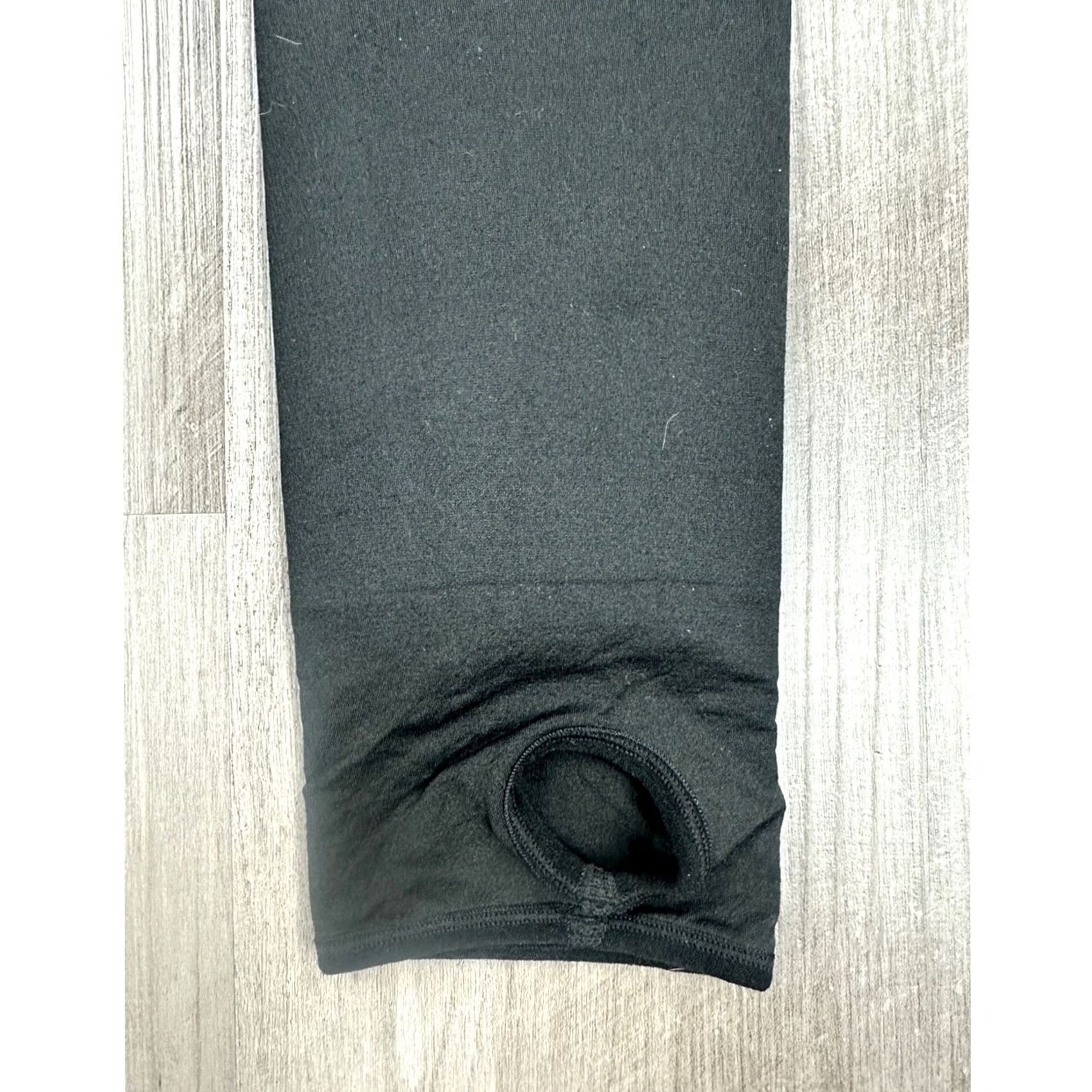 Vintage Women’s Fleece Lined Stirrup Leggings Black Winter Thermal Small Size 28" / US 6 / IT 42 - 5 Thumbnail
