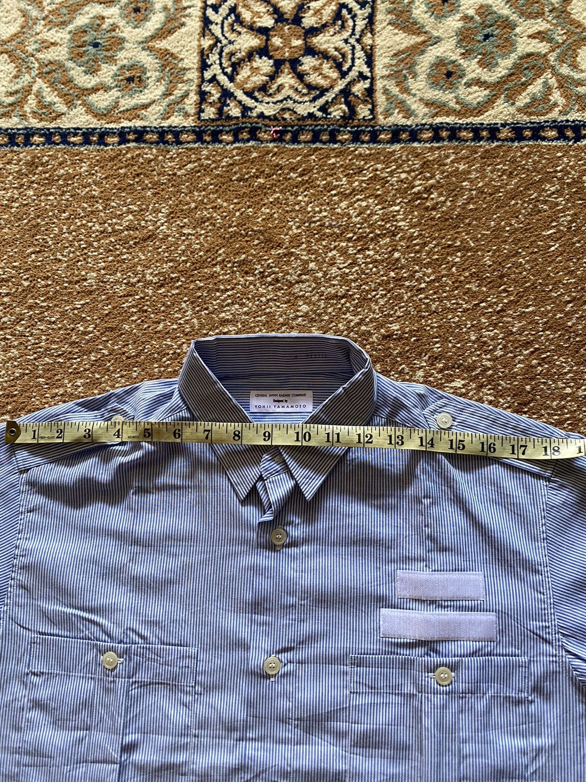 Yohji Yamamoto Vintage Yohji Yamamoto Plaid Striped Shirt Size US M / EU 48-50 / 2 - 7 Thumbnail