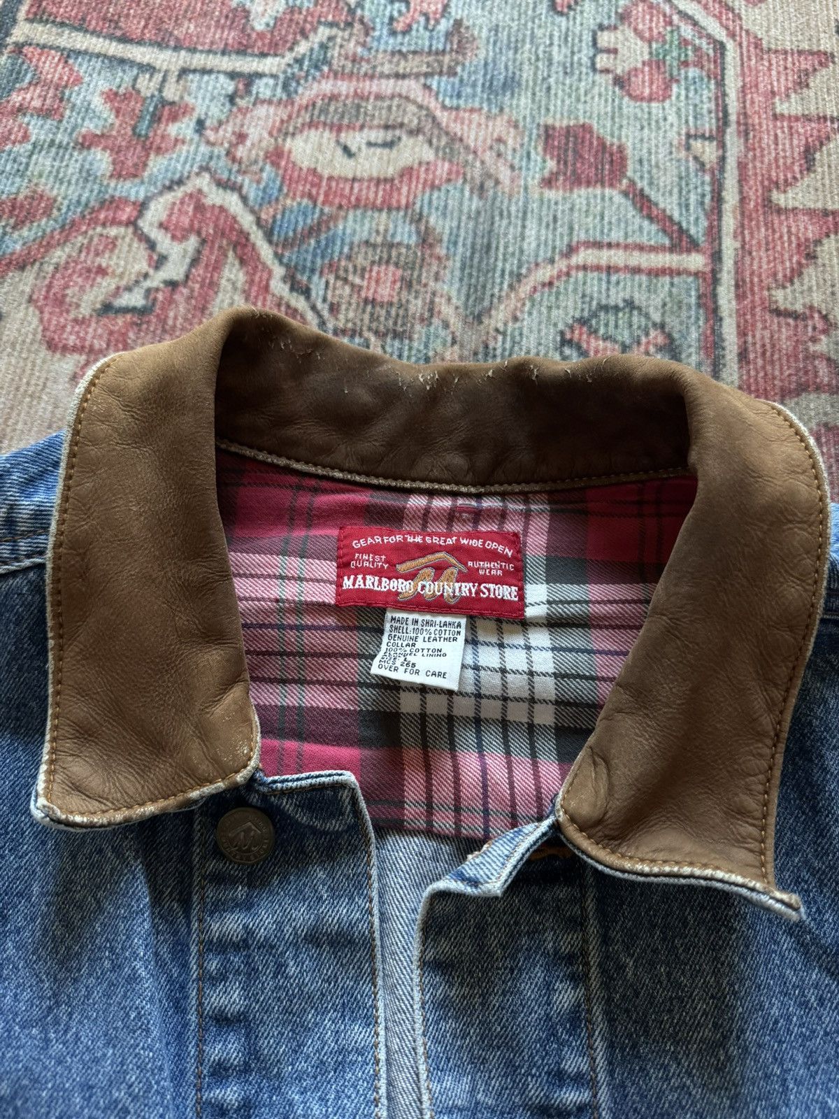 Marlboro × Vintage Marlboro denim jacket vintage USA western style Size US L / EU 52-54 / 3 - 2 Thumbnail