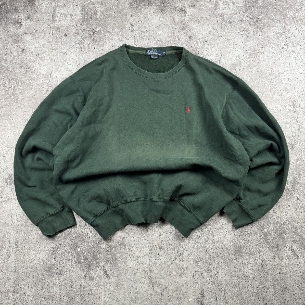 Polo Ralph Lauren VINTAGE POLO RALPH LAUREN FADED BOXY HOODIE 90’S STREETWEAR Size US M / EU 48-50 / 2 - 2 Thumbnail