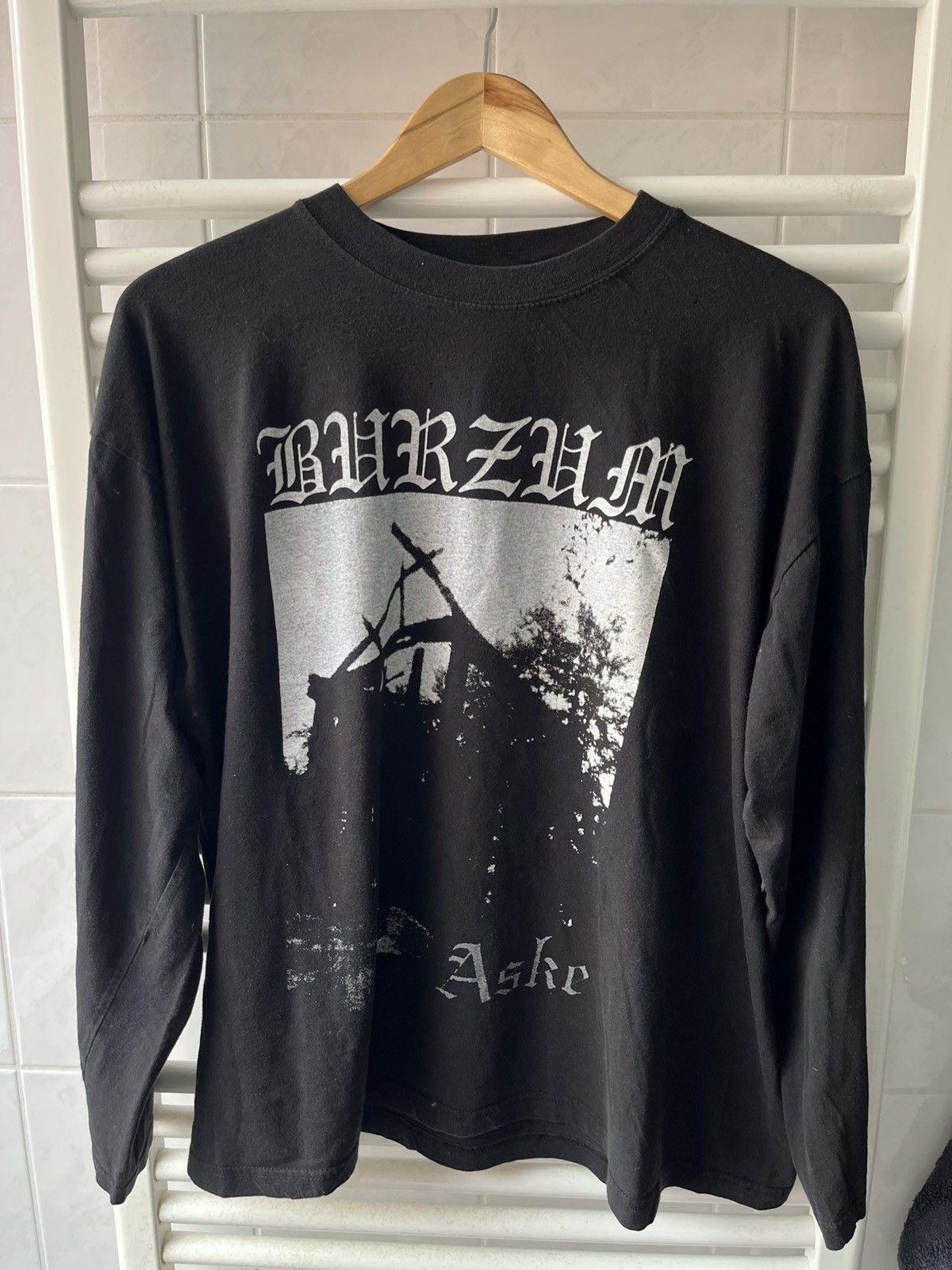 Band Tees vintage burzum 1993 aske longsleeve Size US L / EU 52-54 / 3 - 1 Thumbnail