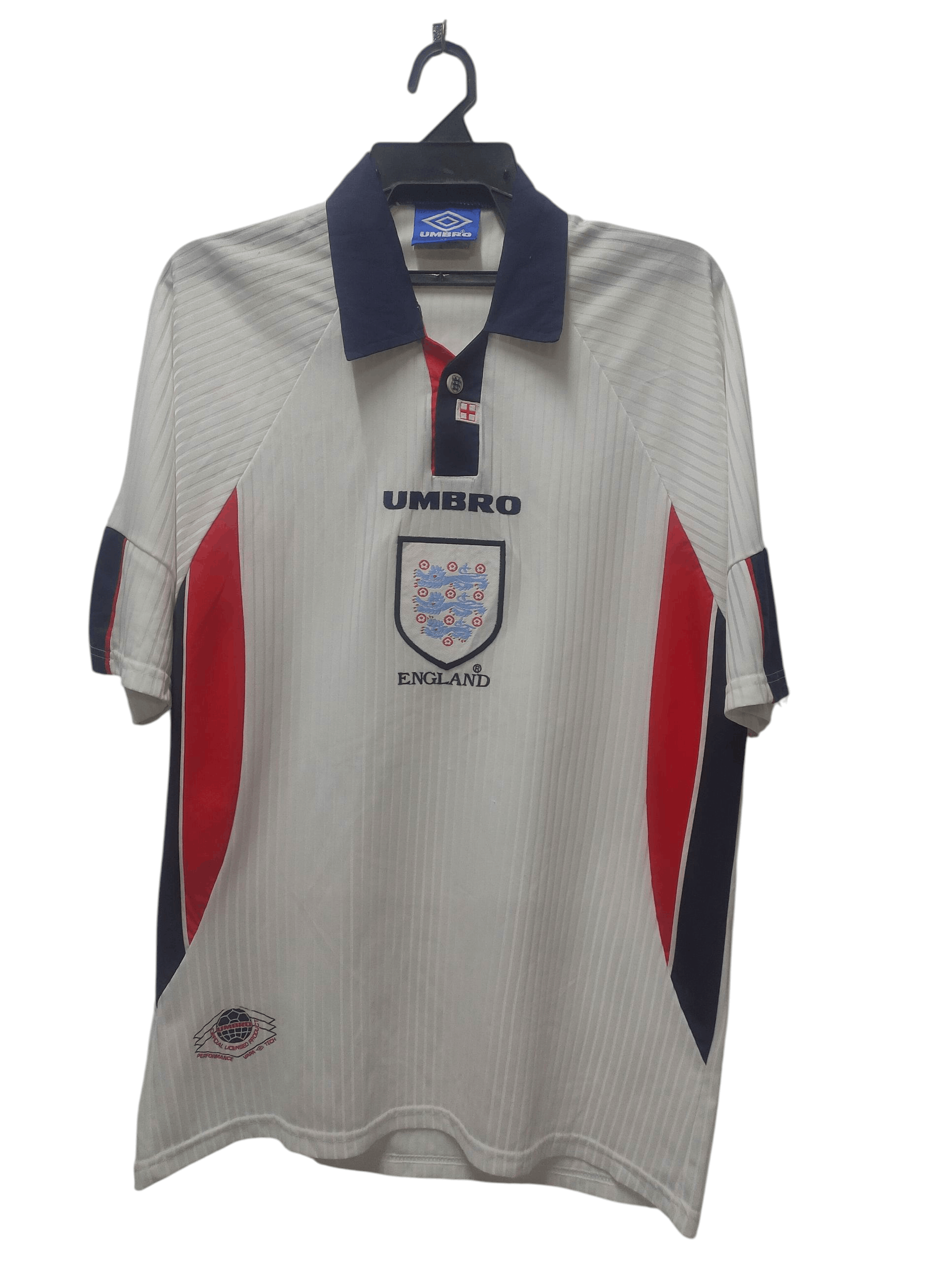 Vintage Vintage England 1998/99 Soccer Jersey Size US XL / EU 56 / 4 - 1 Thumbnail