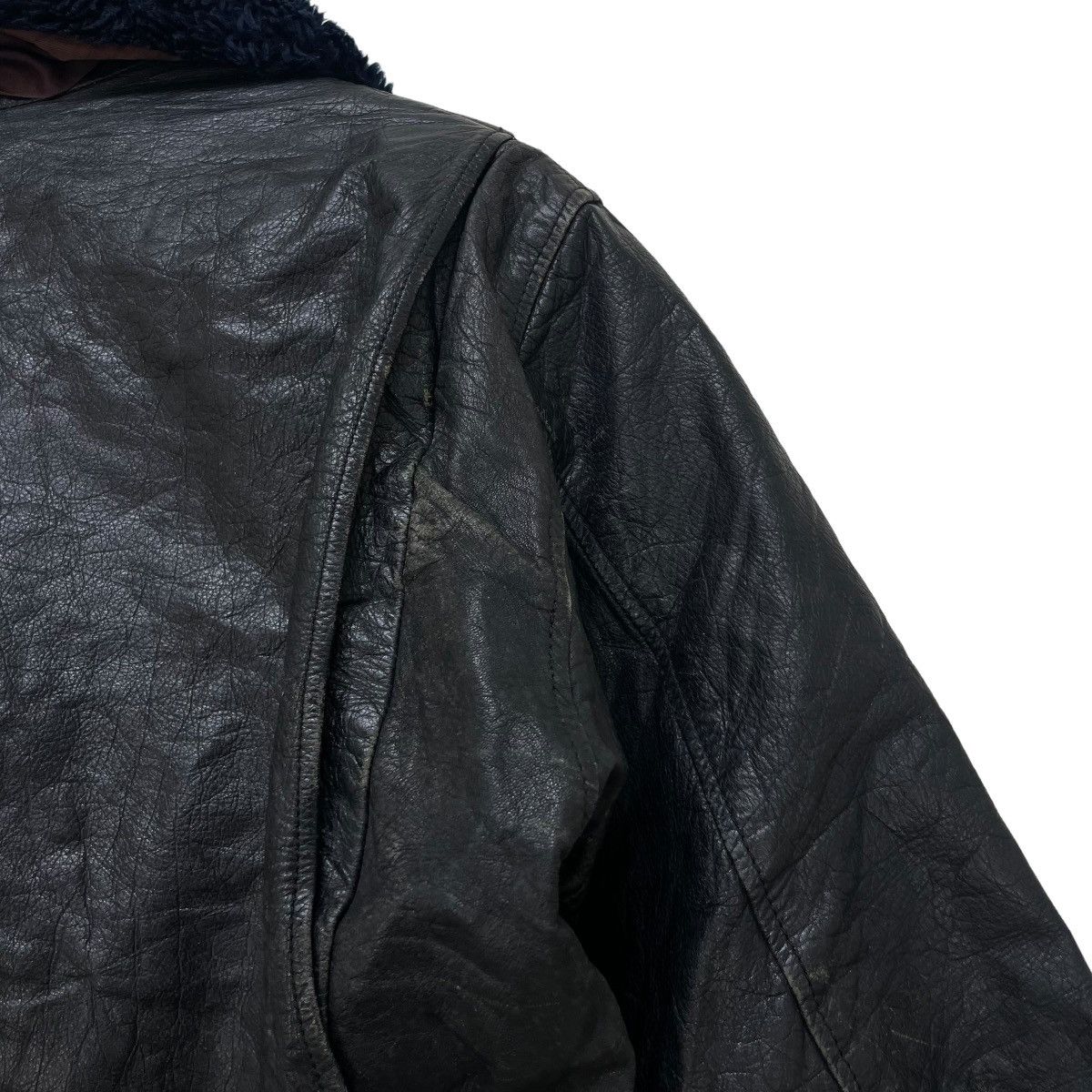 Aviator Nation 💥Vintage Japanese Brand Leather Aviator Military A2 Jacket Size US S / EU 44-46 / 1 - 8 Thumbnail