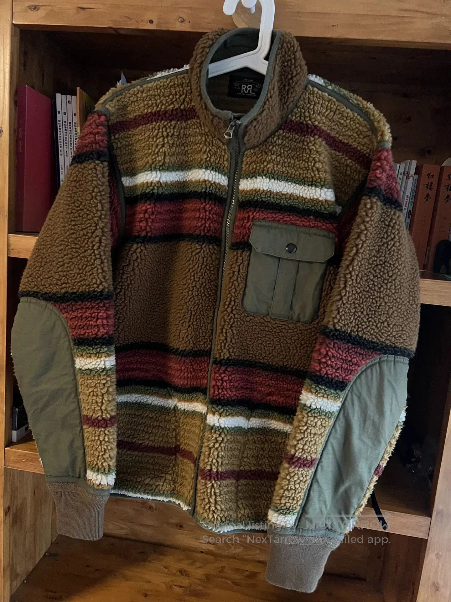 RRL Ralph Lauren vintage rrl fleece jacket with retro pattern. Size US M / EU 48-50 / 2 - 3 Thumbnail