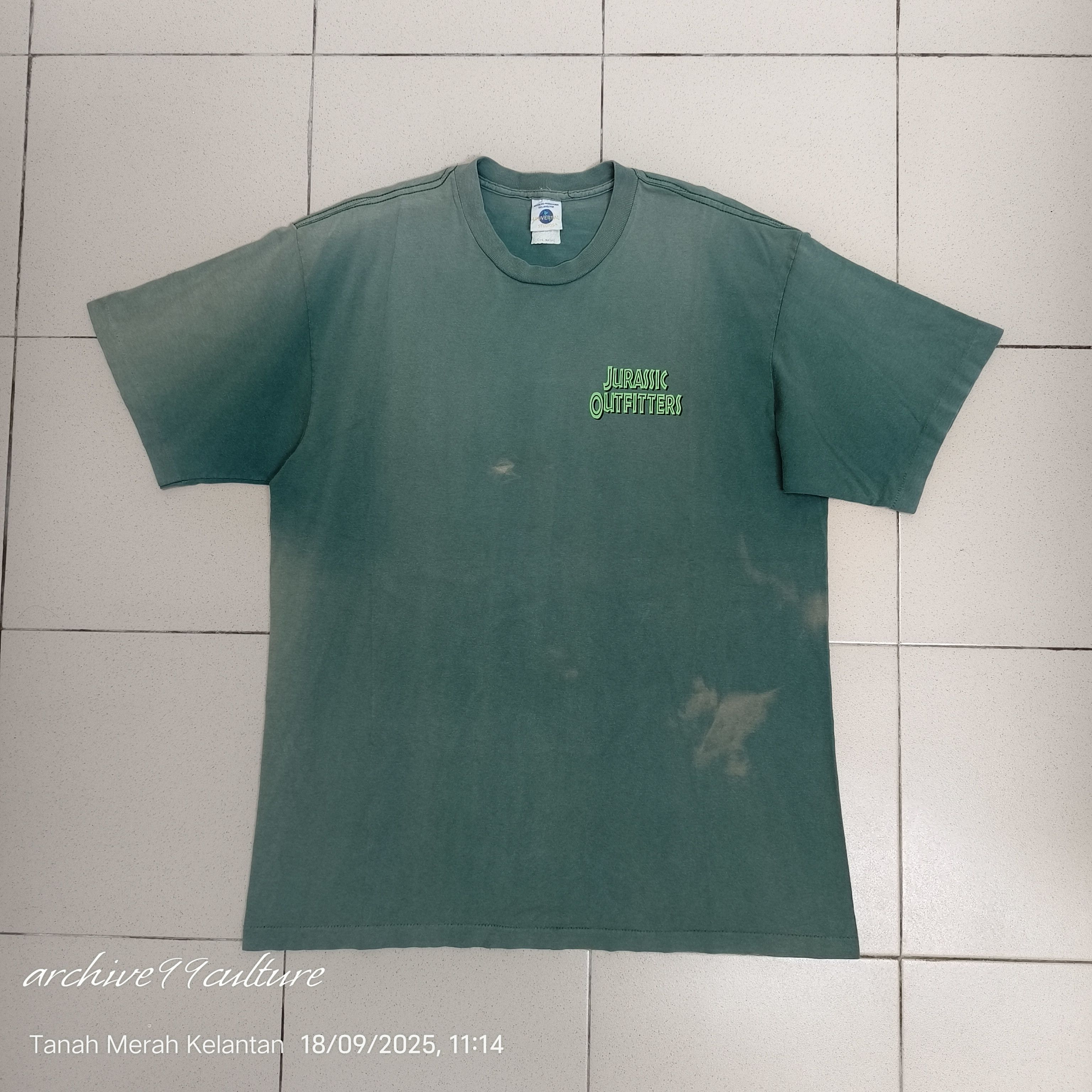 JURASSIC PARK Outfitters 1993 Universal movie Promo tee