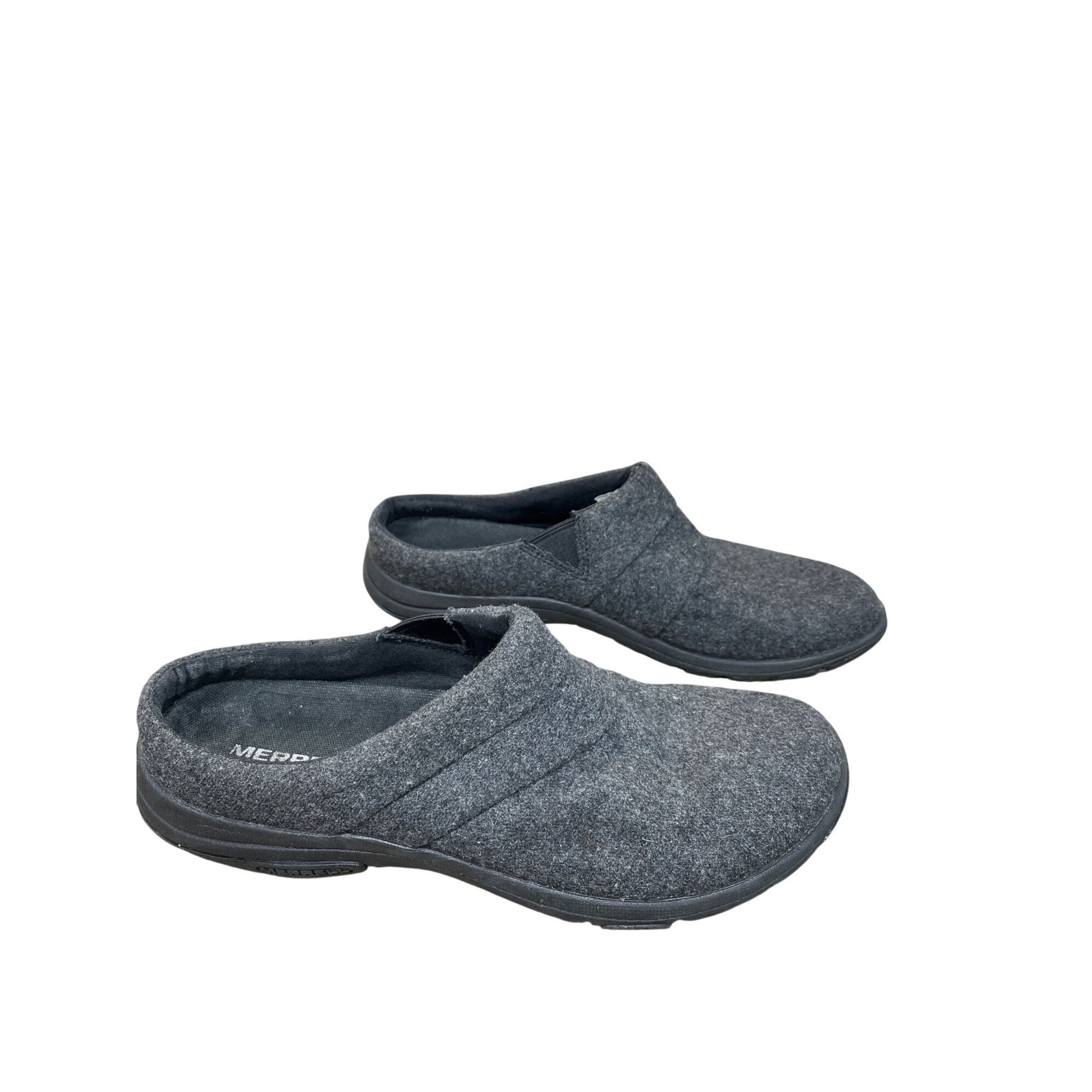 Merrell Merrell womans gray wool moc slip on casual shoes sz 8B SKU Size US 8 / IT 38 - 3 Thumbnail