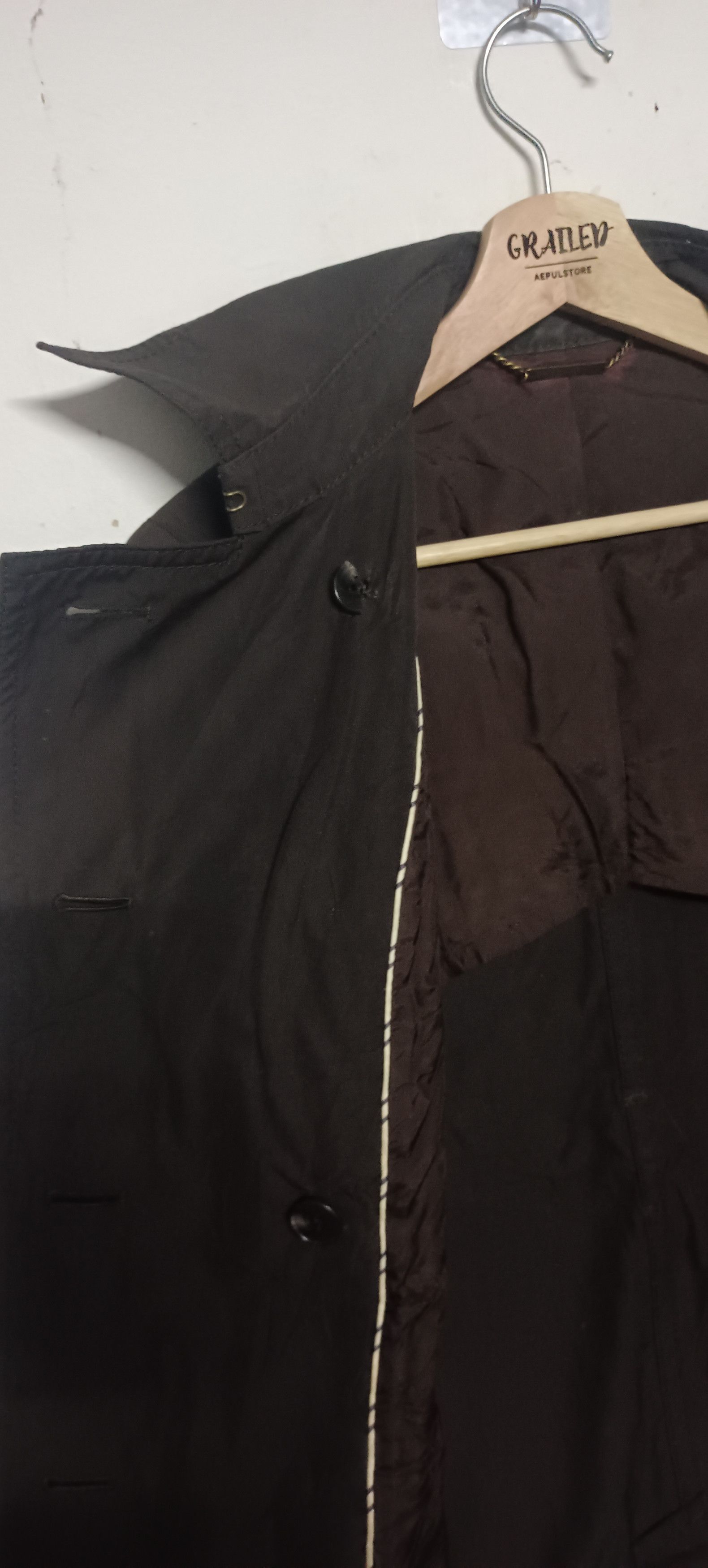 Michael Kors × Vintage Vintage🔥 Michael Kors Double Collar Trench Coat Size US S / EU 44-46 / 1 - 12 Thumbnail