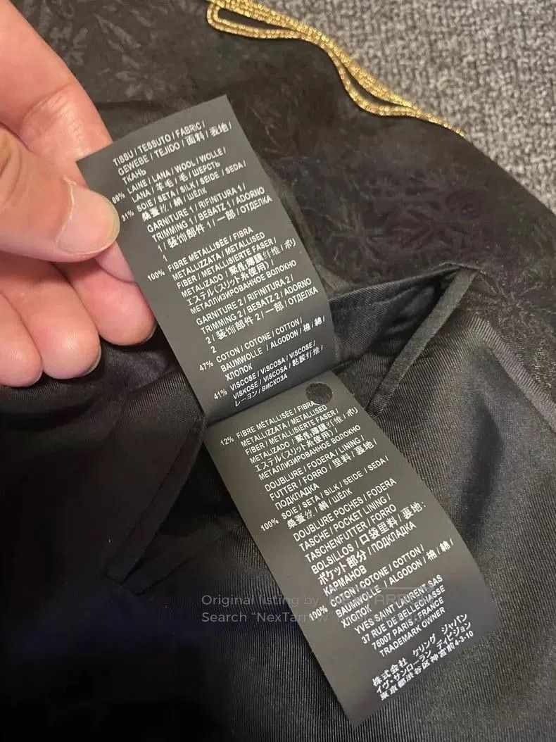 Yves Saint Laurent Saint Laurent Black Court Jacket. Size US M / EU 48-50 / 2 - 8 Thumbnail