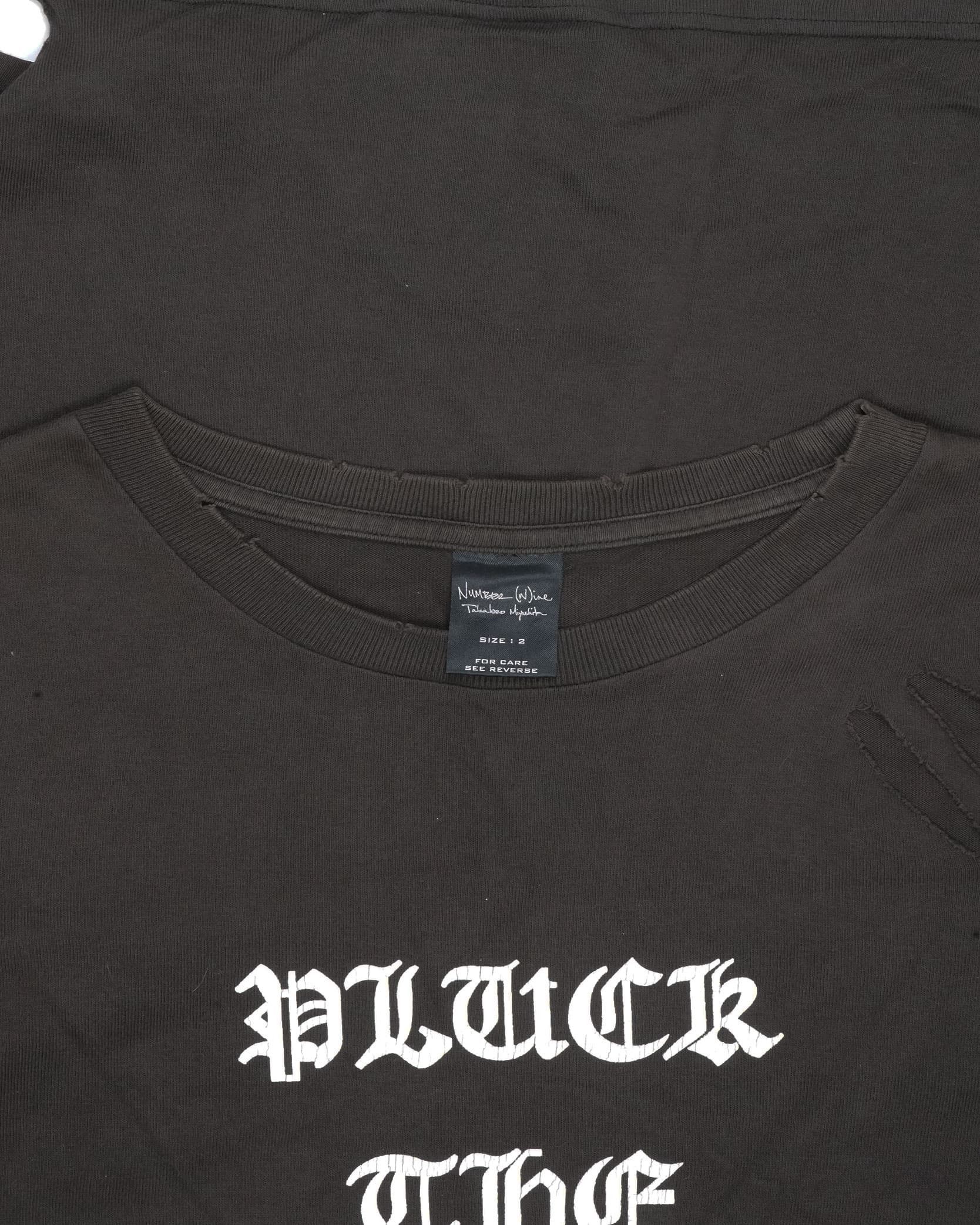 Number (N)ine Number (N)ine "Pluck The Bush" Tee - AW04 Size US M / EU 48-50 / 2 - 6 Thumbnail