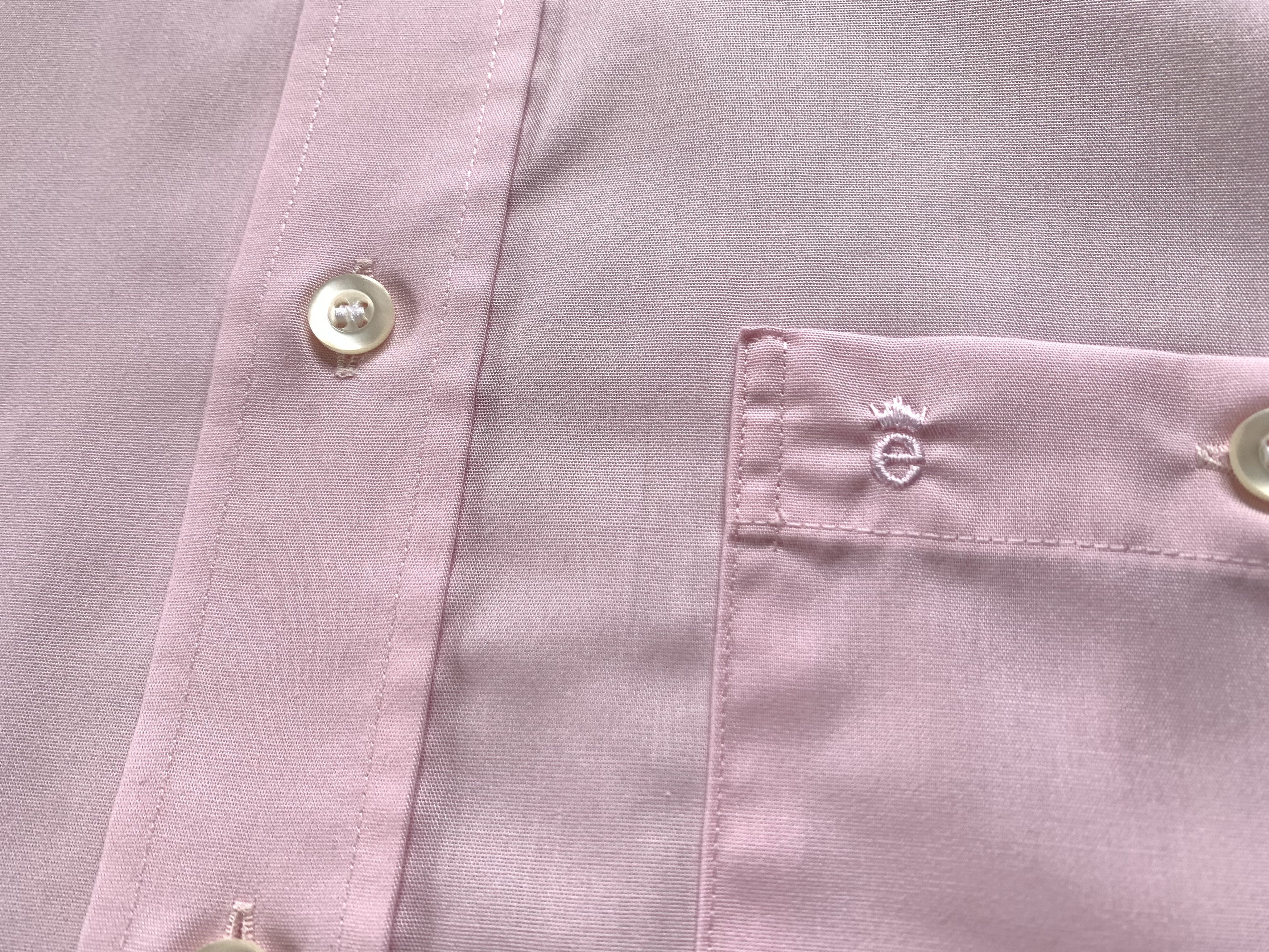Other Eterna Excellent Mens Pink Short Sleeve Shirt Size US XL / EU 56 / 4 - 5 Thumbnail