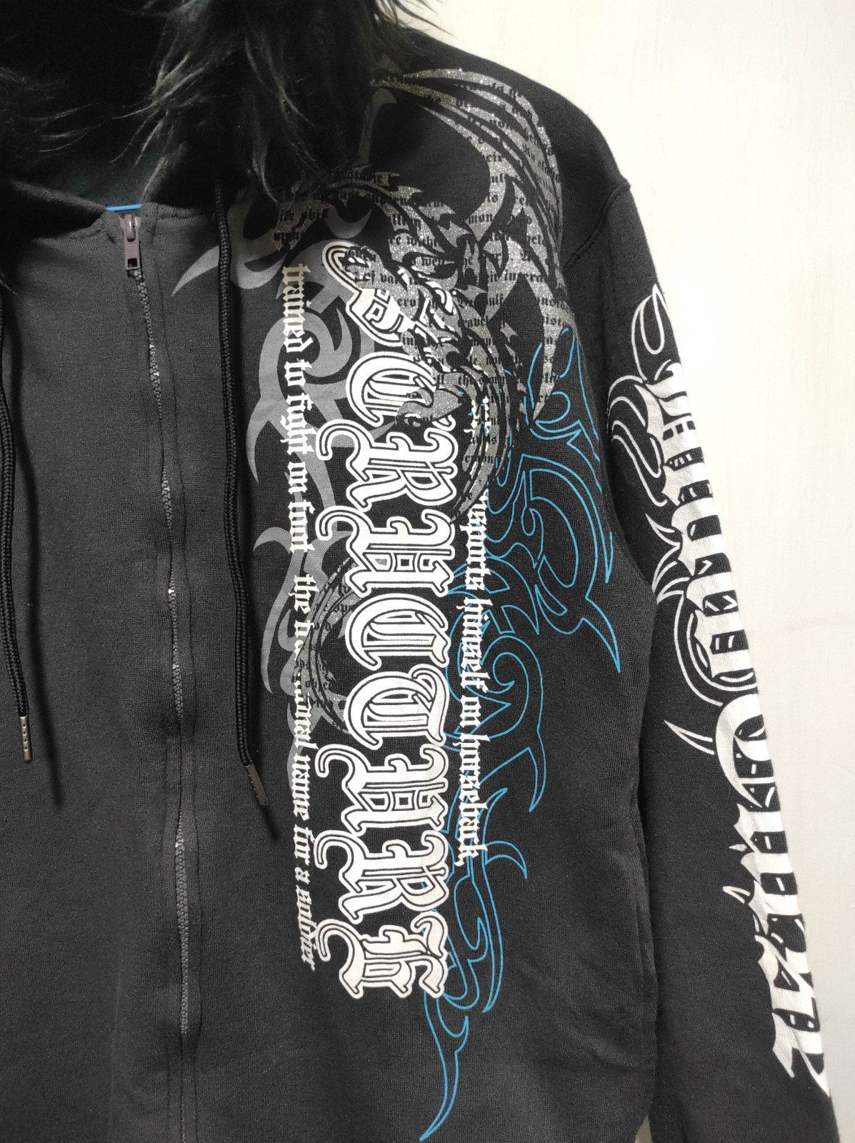 Affliction Beaumere Cross poem zip fur hoodie ifsix LGB style Size US L / EU 52-54 / 3 - 5 Thumbnail