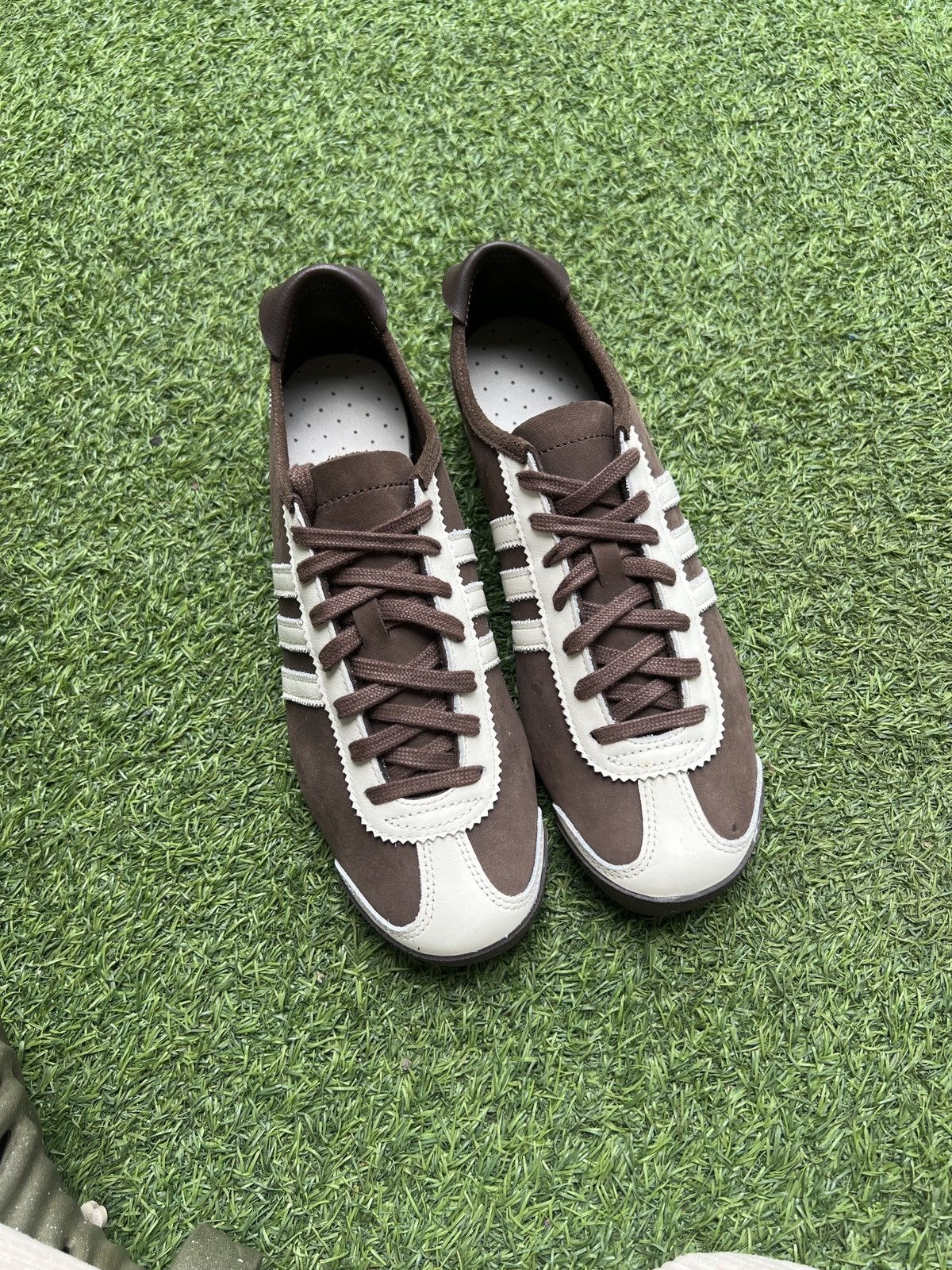 Adidas 🇮🇹adidas Italia 60s Brown Off White Men's - IH9147 Size US 8.5 / EU 41-42 - 4 Thumbnail