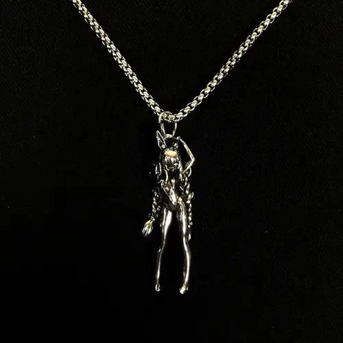 Jewelry Pretty Cool Girl Necklace Y2K Gothic Punk Chain Size ONE SIZE - 6 Thumbnail